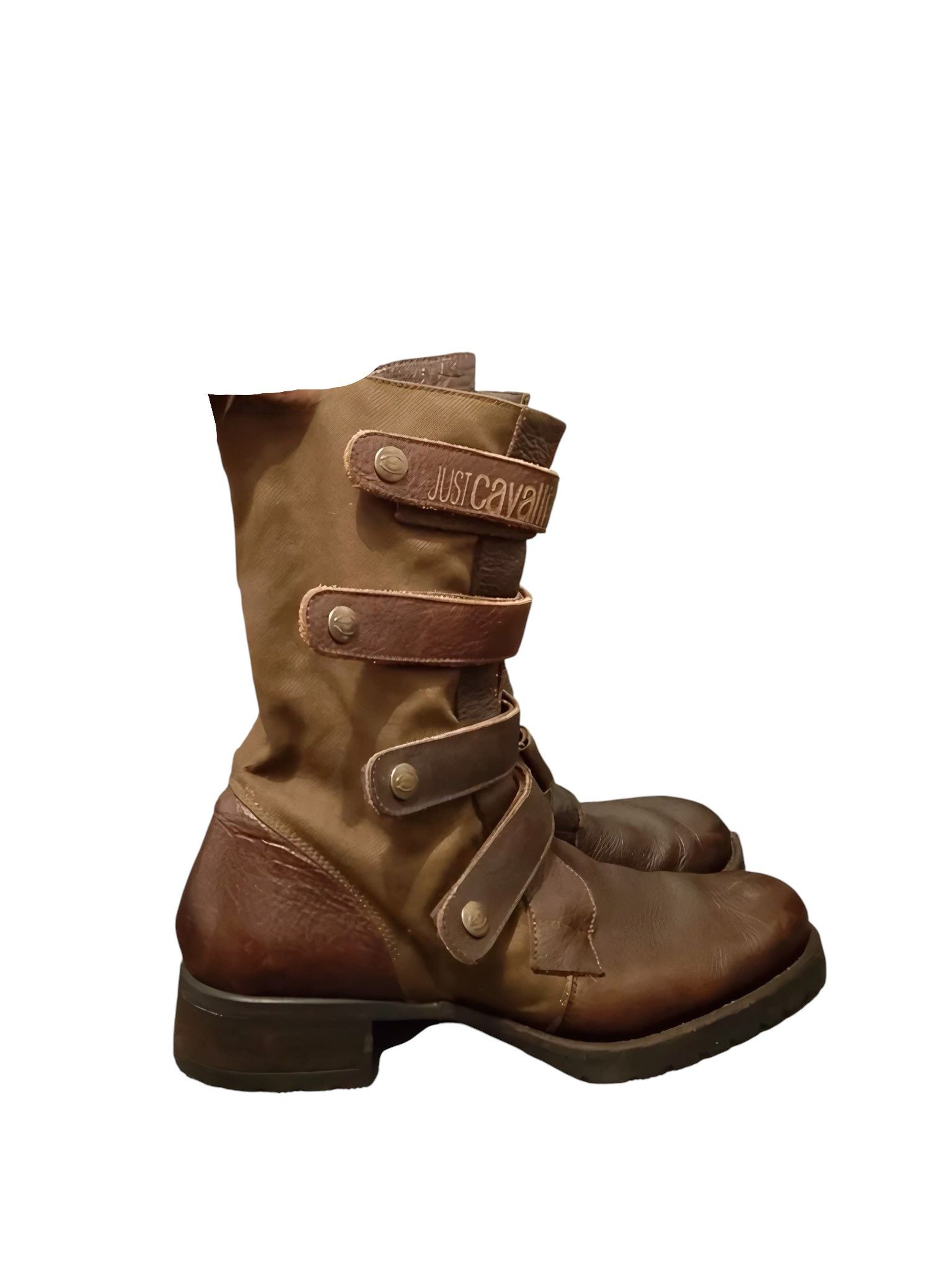Roberto Cavalli ARCHIVE BIKER BOOTS Size US 10 / EU 43 - 4 Thumbnail