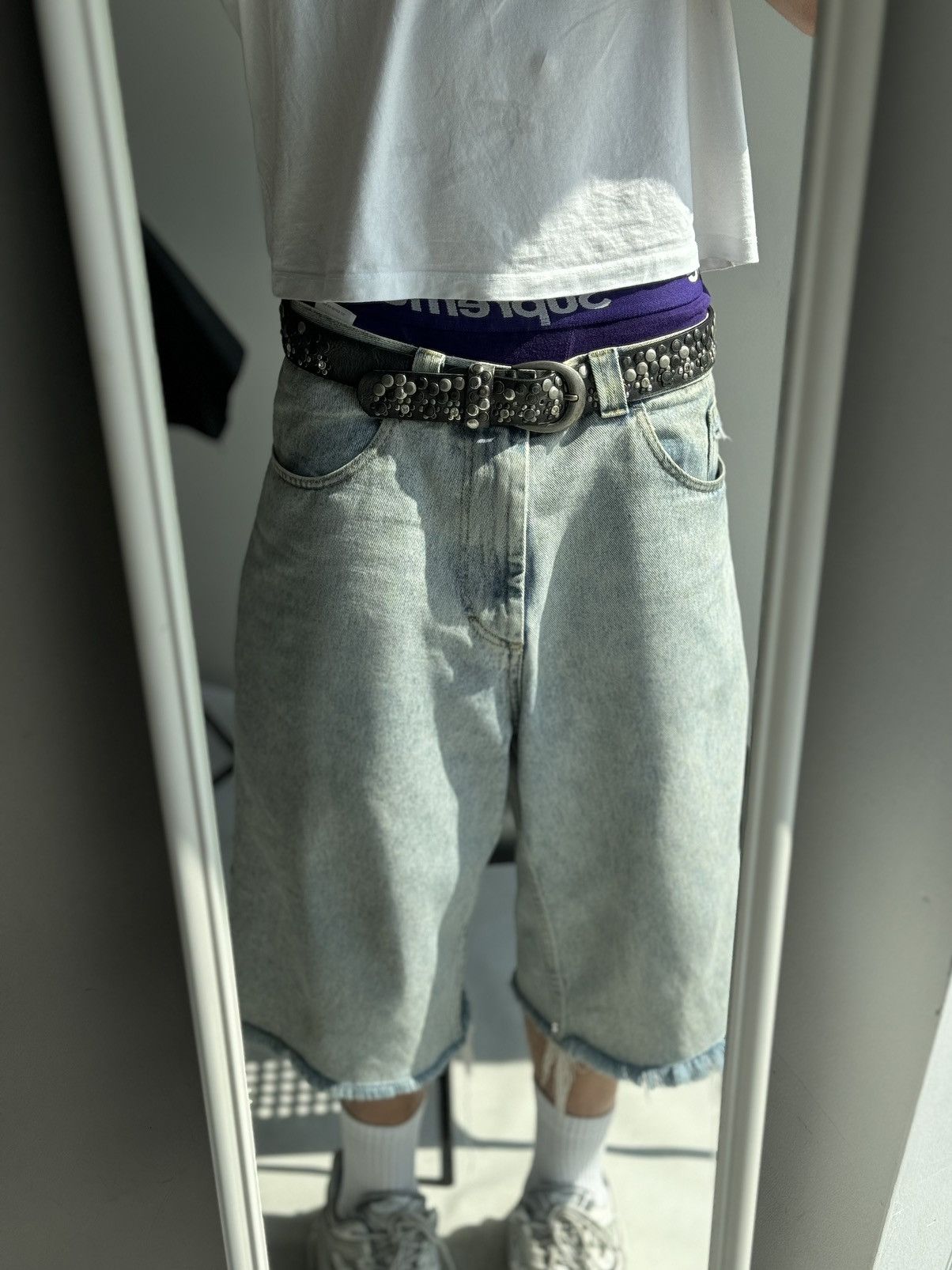 Hysteric Glamour × Japanese Brand Vintage Belts Y2K Rhinestones Punk leather belt Japanese Size ONE SIZE - 5 Thumbnail