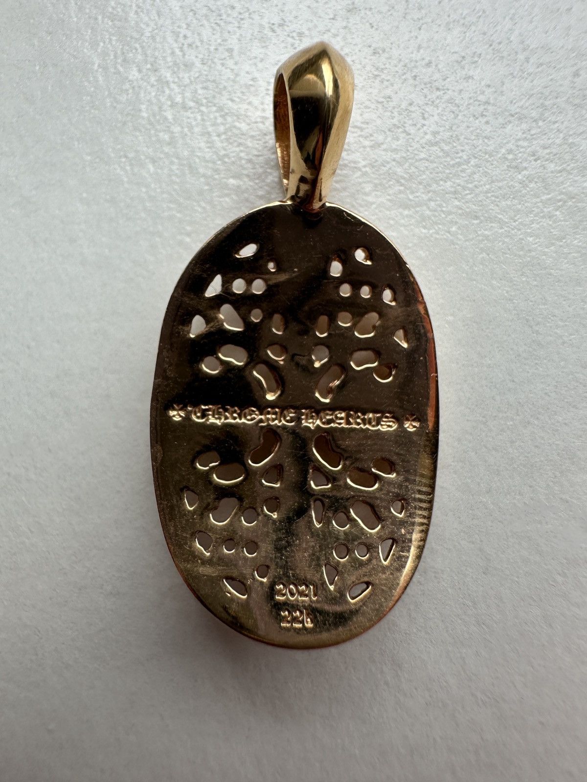 Chrome Hearts Chrome hearts 22k mini oval pendant Size ONE SIZE - 4 Thumbnail