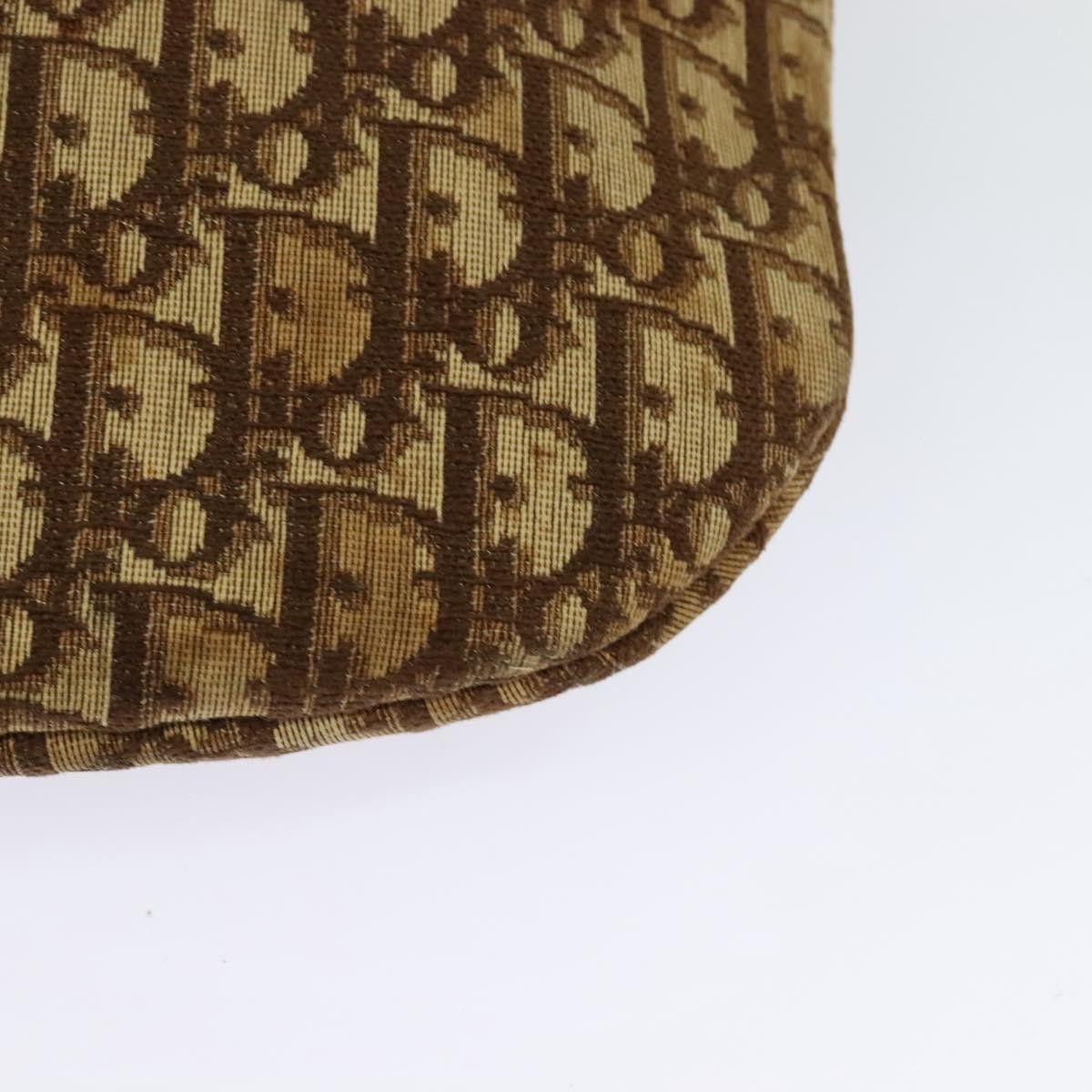 Dior DIOR Trotter Canvas Shoulder Bag Brown Gold Size ONE SIZE - 13 Thumbnail