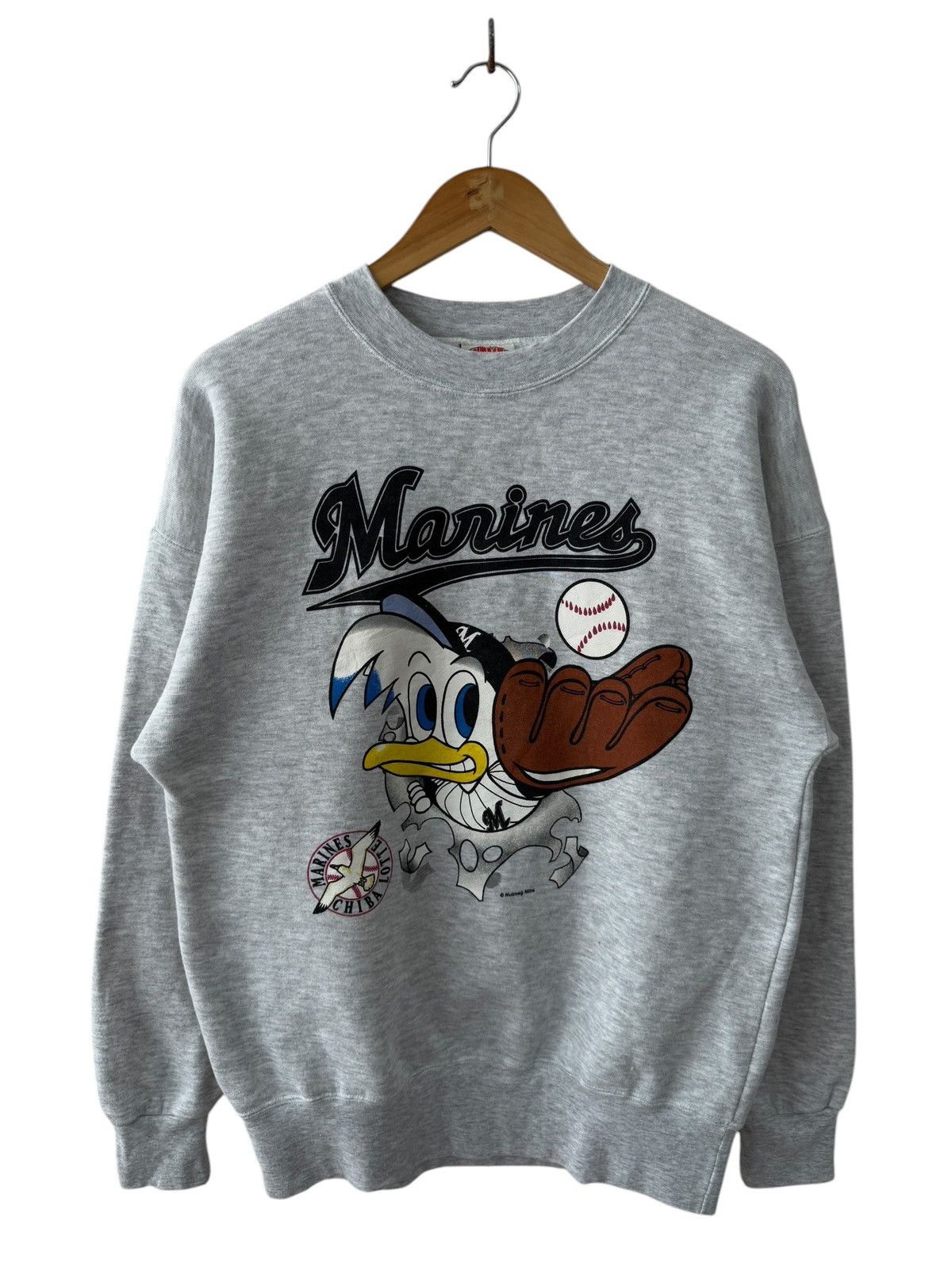 Nutmeg VINTAGE JAPAN BASEBALL LEAGUE MARINES CHIBA LOTTE Size US M / EU 48-50 / 2 - 1 Thumbnail