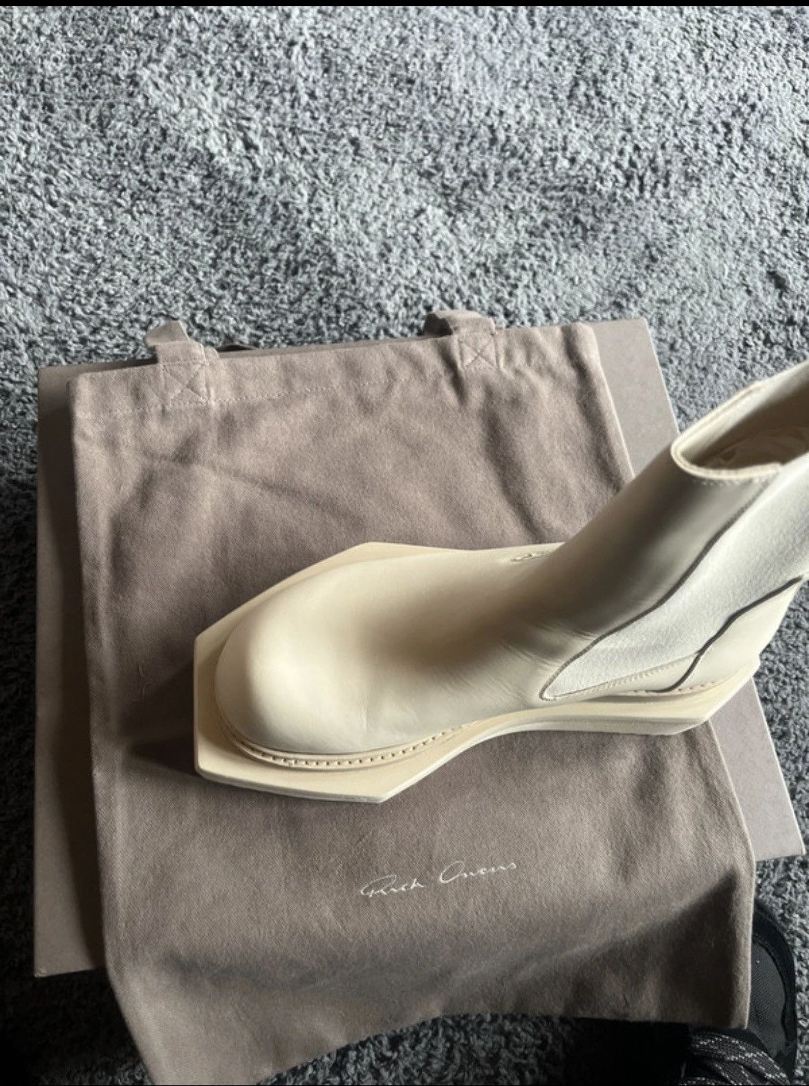 Rick Owens Rick owens milk turbo cyclops chelsea boots Size US 8 / EU 41 - 5 Thumbnail
