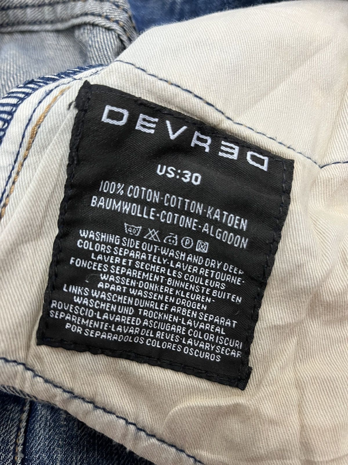 Hysteric Glamour 2000s Flare Jeans Devred Low Rise Retro Punk Denim Boot Cut Size US 30 / EU 46 - 10 Thumbnail