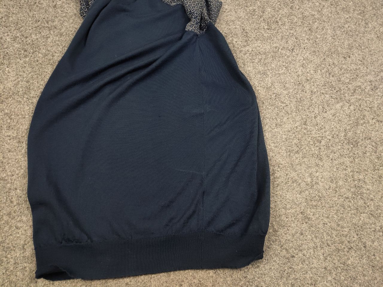 John Smedley John Smedley Classic Lana Wool Pattern Crew Check Sweater Size US L / EU 52-54 / 3 - 14 Thumbnail