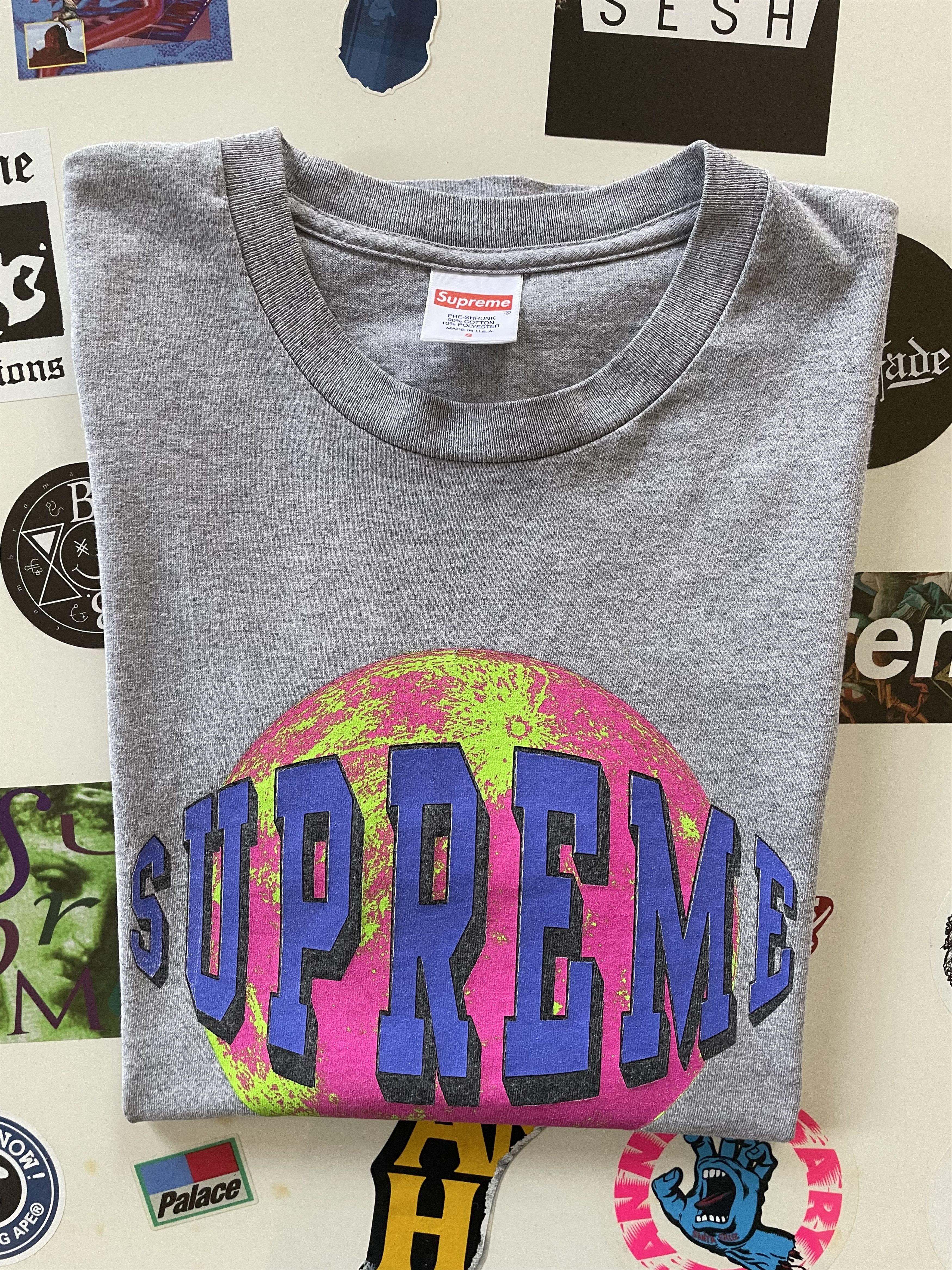 Supreme Supreme Lunar T-shirt Gray Size US S / EU 44-46 / 1 - 6 Thumbnail