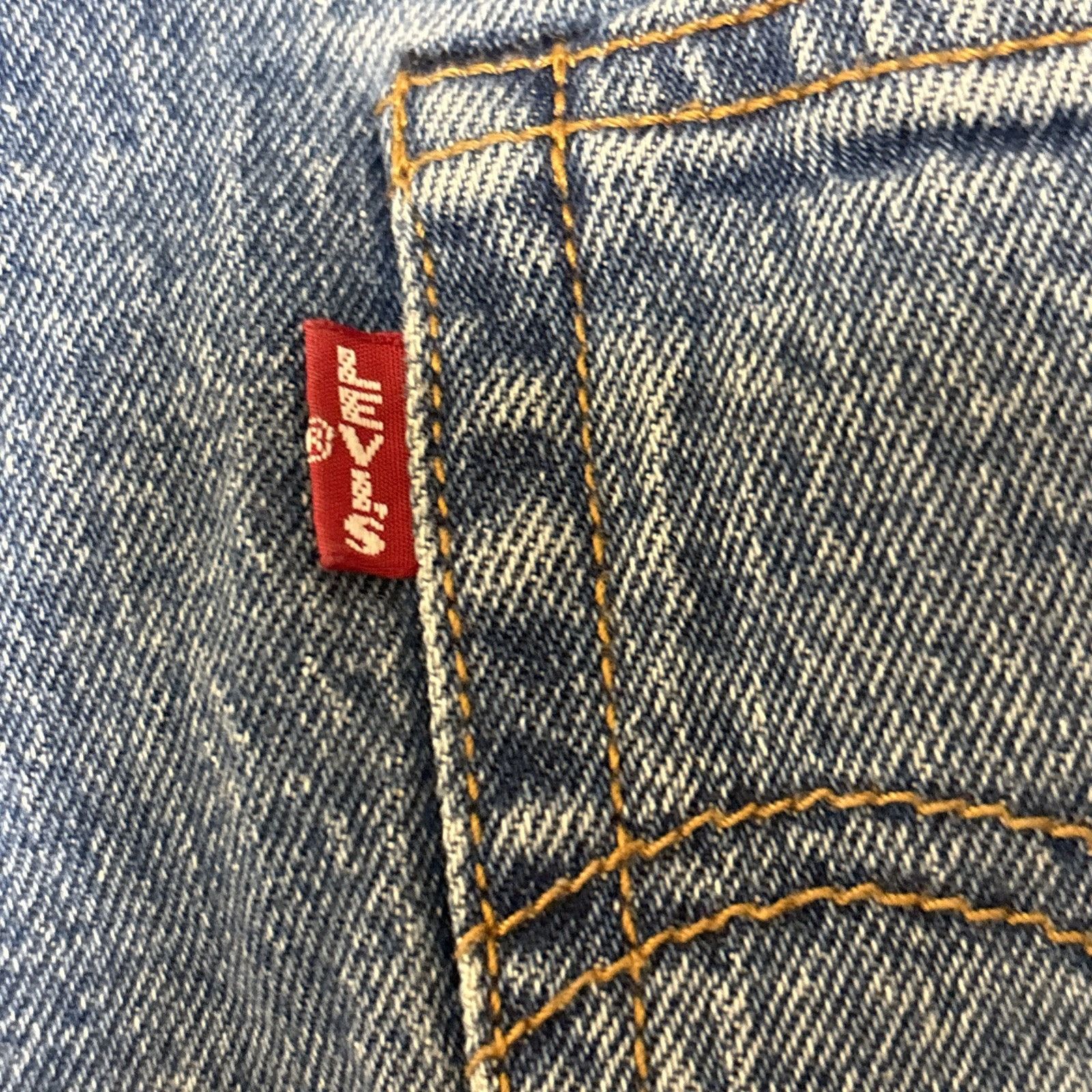Levi's Levis Premium Wedgie Jeans Womens 25 Big E Hi Rise Tapered L Size 25" / US 0 / IT 36 - 3 Thumbnail