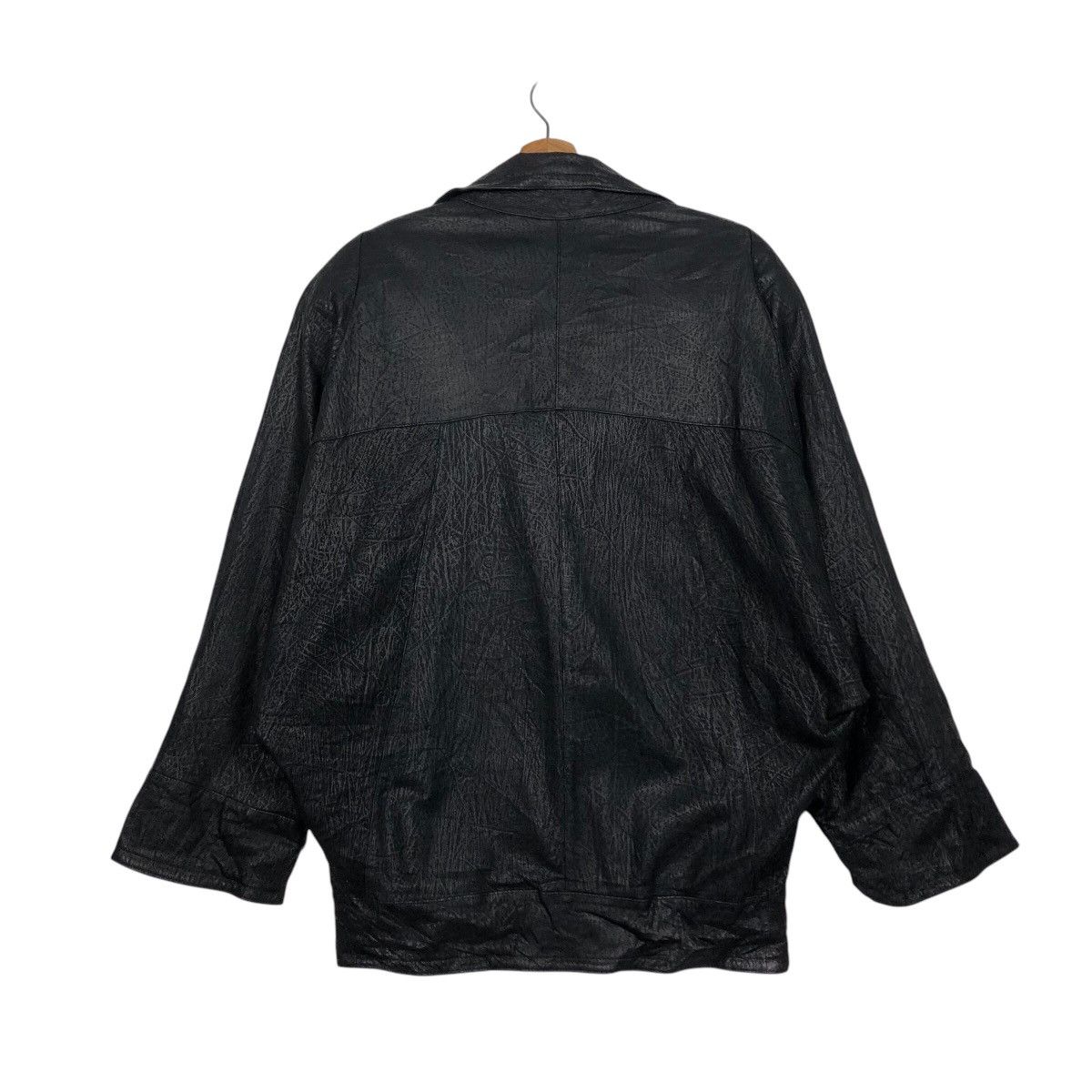Japanese Brand 📌Vintage Bomber Leather Jacket Florence Italy Issey Miyake Size US M / EU 48-50 / 2 - 9 Thumbnail