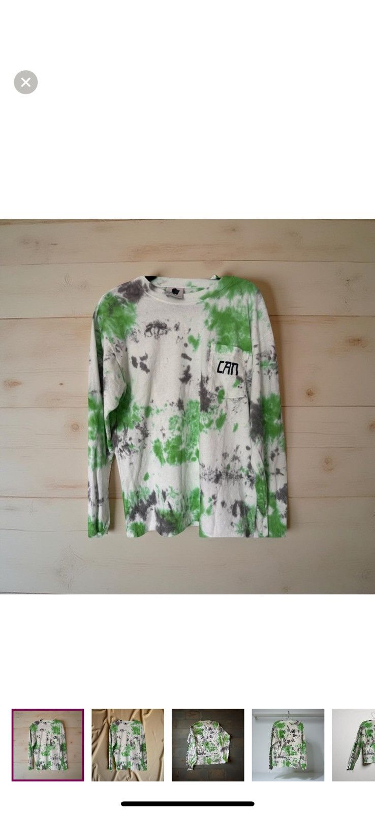 Real Bad Man Real Bad Man Tie-Dye Long Sleeve – Size M – Authentic Size US M / EU 48-50 / 2 - 1 Thumbnail