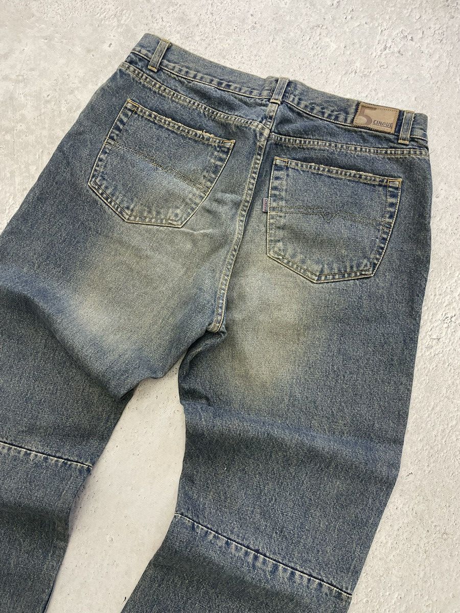 Japanese Brand Rare japanese baggy jnco style washed jeans y2k Size US 34 / EU 50 - 12 Thumbnail