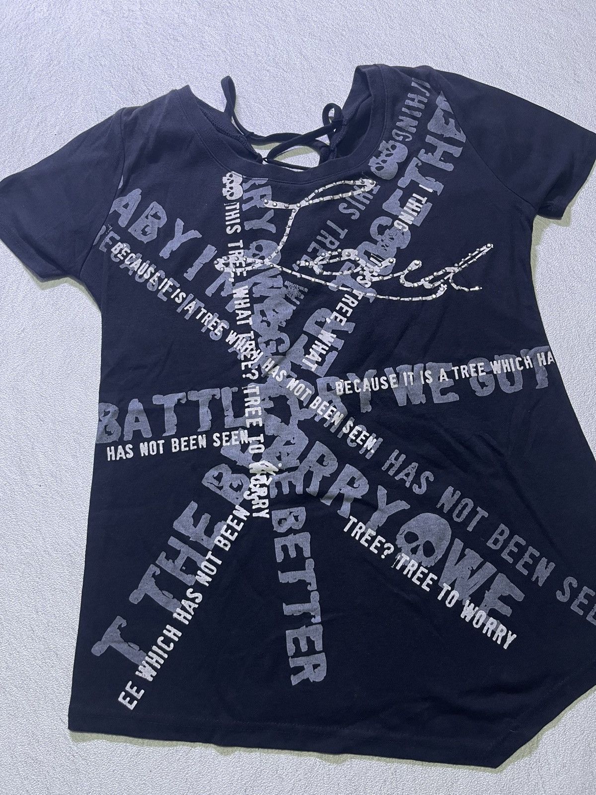 Hysteric Glamour Y2K LIVIN ALONE short sleeve tshirt Size M / US 6-8 / IT 42-44 - 2 Thumbnail