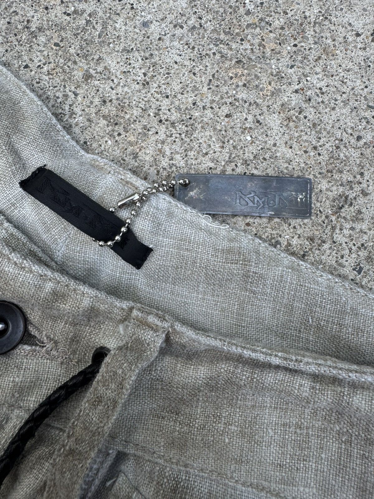 KMRii Kmrii Goat Linen Cargo Shorts Size US 31 - 4 Thumbnail