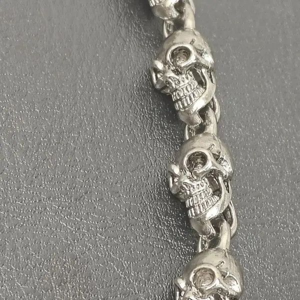 Japanese Brand Japanese Peripheral Skull and Feather Goth Waist Chain Size ONE SIZE - 8 Thumbnail