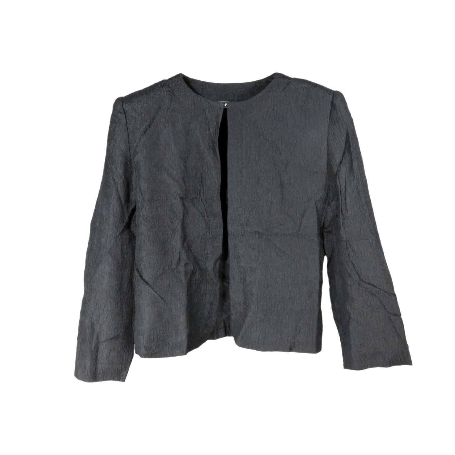Givenchy GIVENCHY HI FORMAL COLLARLESS SILK CLIP CLOSURE JACKET Size L / US 10 / IT 46 - 1 Thumbnail