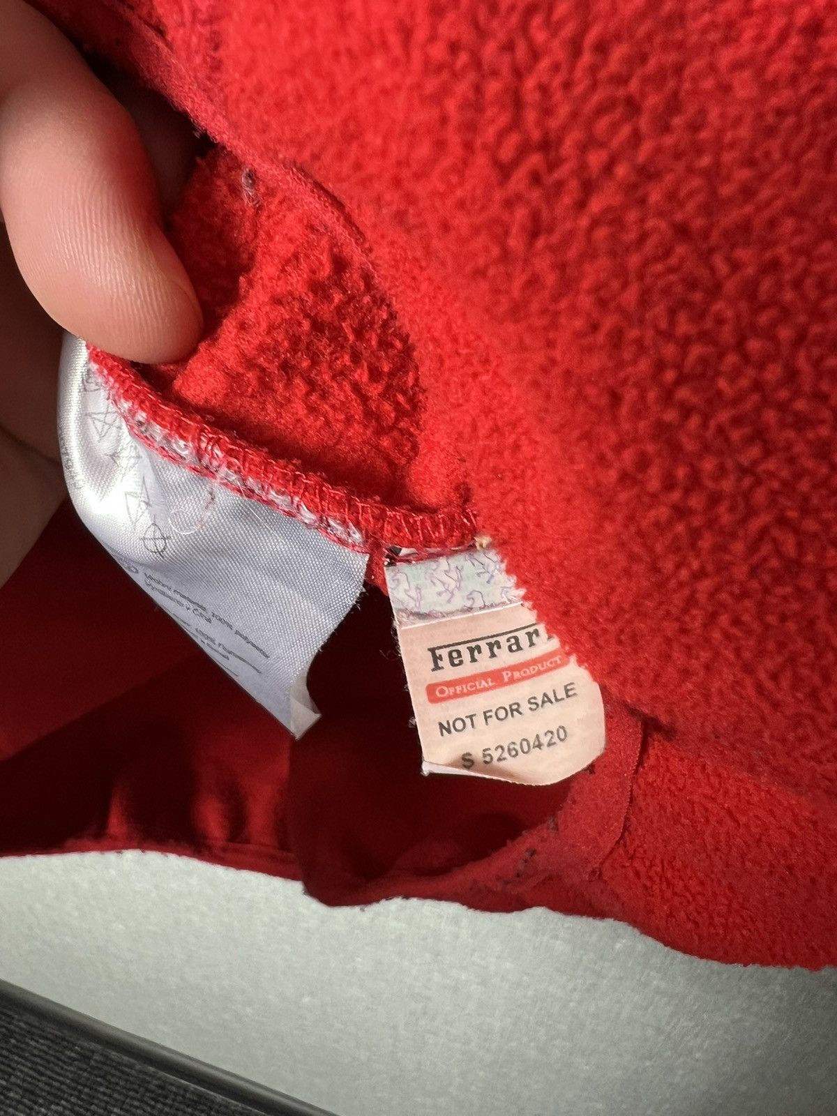 Ferrari Vintage Ferrari Shell Formula 1 Zip Up Fleece Jacket Size US M / EU 48-50 / 2 - 11 Thumbnail
