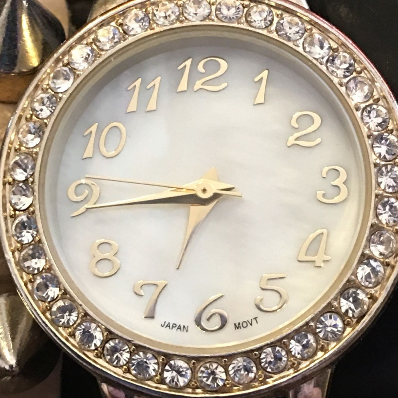 Other Ladies genuine tan leather spike stud wrap watch Size ONE SIZE - 6 Thumbnail