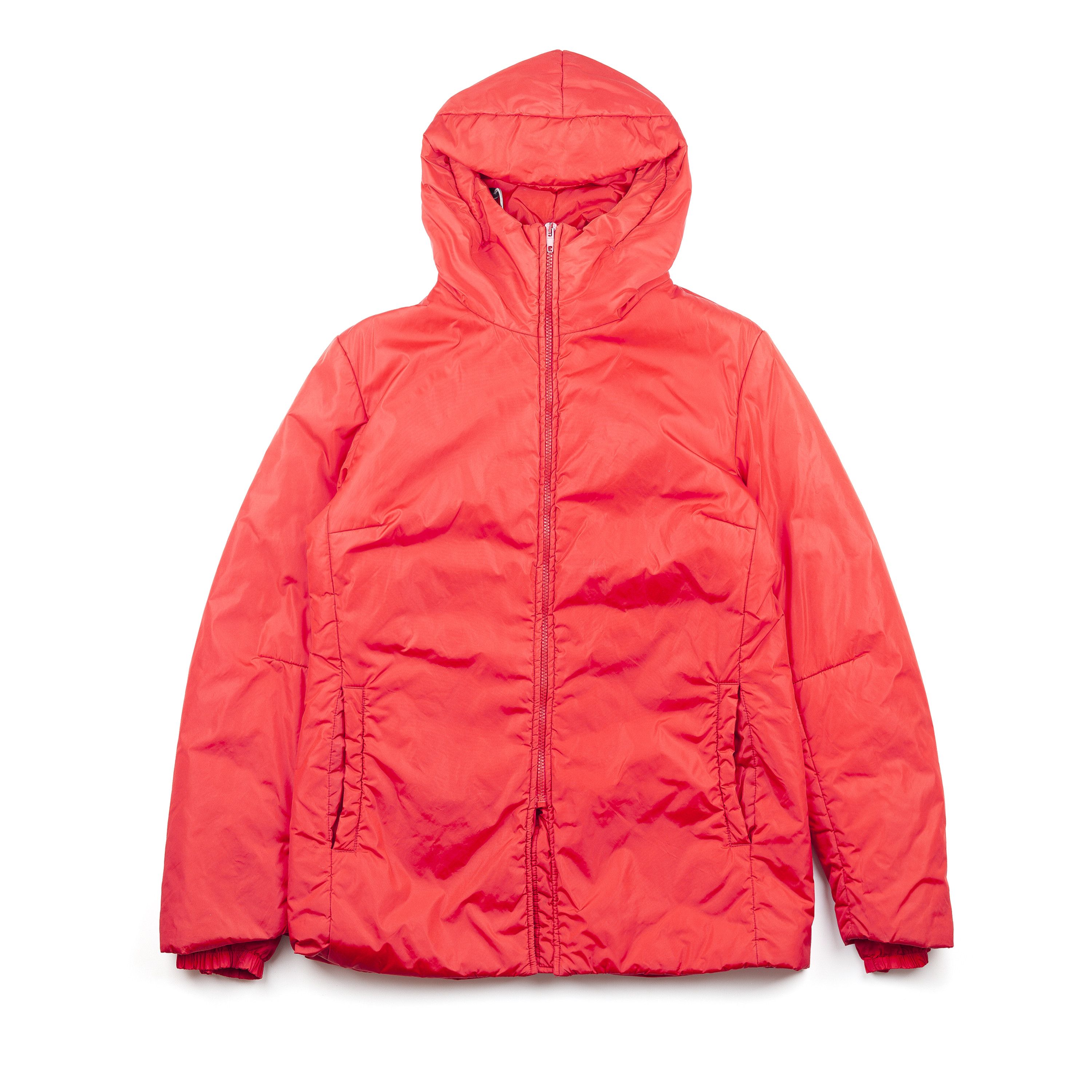 Prada Prada Vintage Red Puffer Jacket (L) Size L / US 10 / IT 46 - 1 Thumbnail