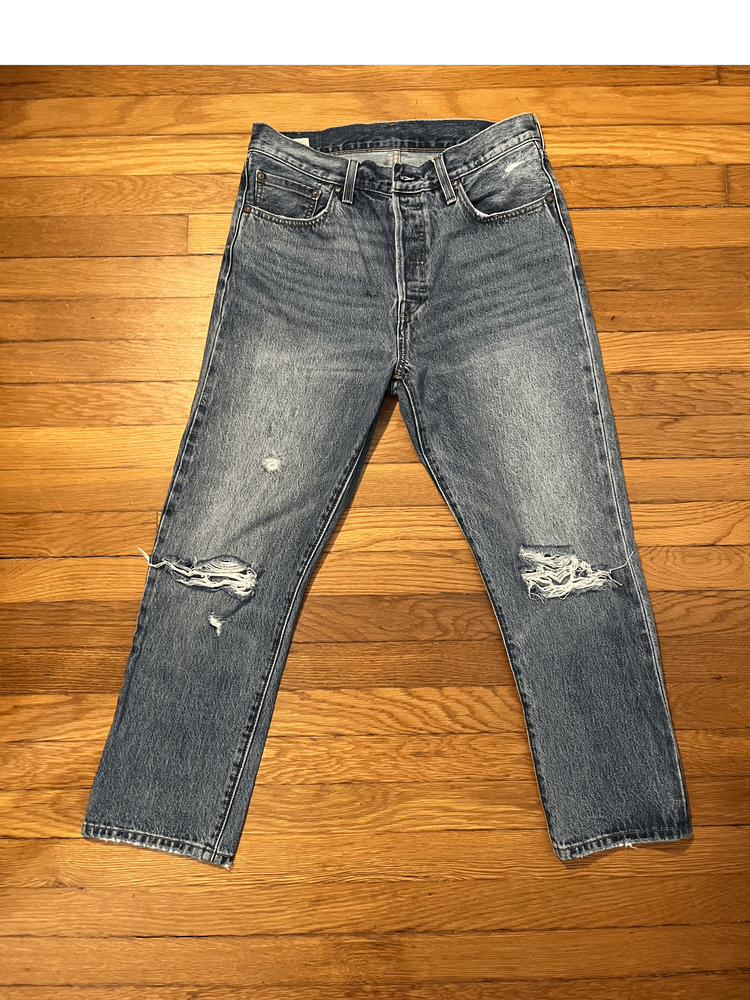 Vintage Big E Levi's 501 Selvedge Denim