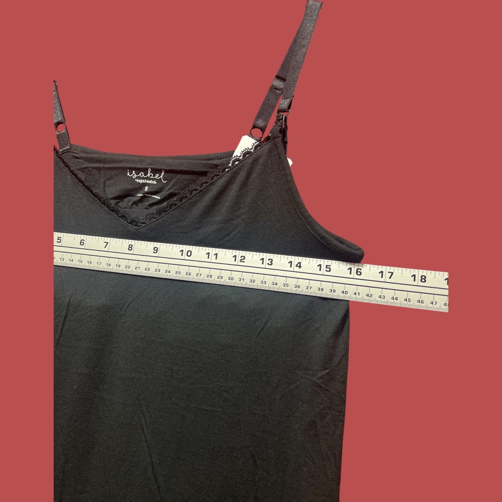 Other Isabel Maternity - Nursing Maternity Pajama Tank Top - Black Size ONE SIZE - 6 Thumbnail