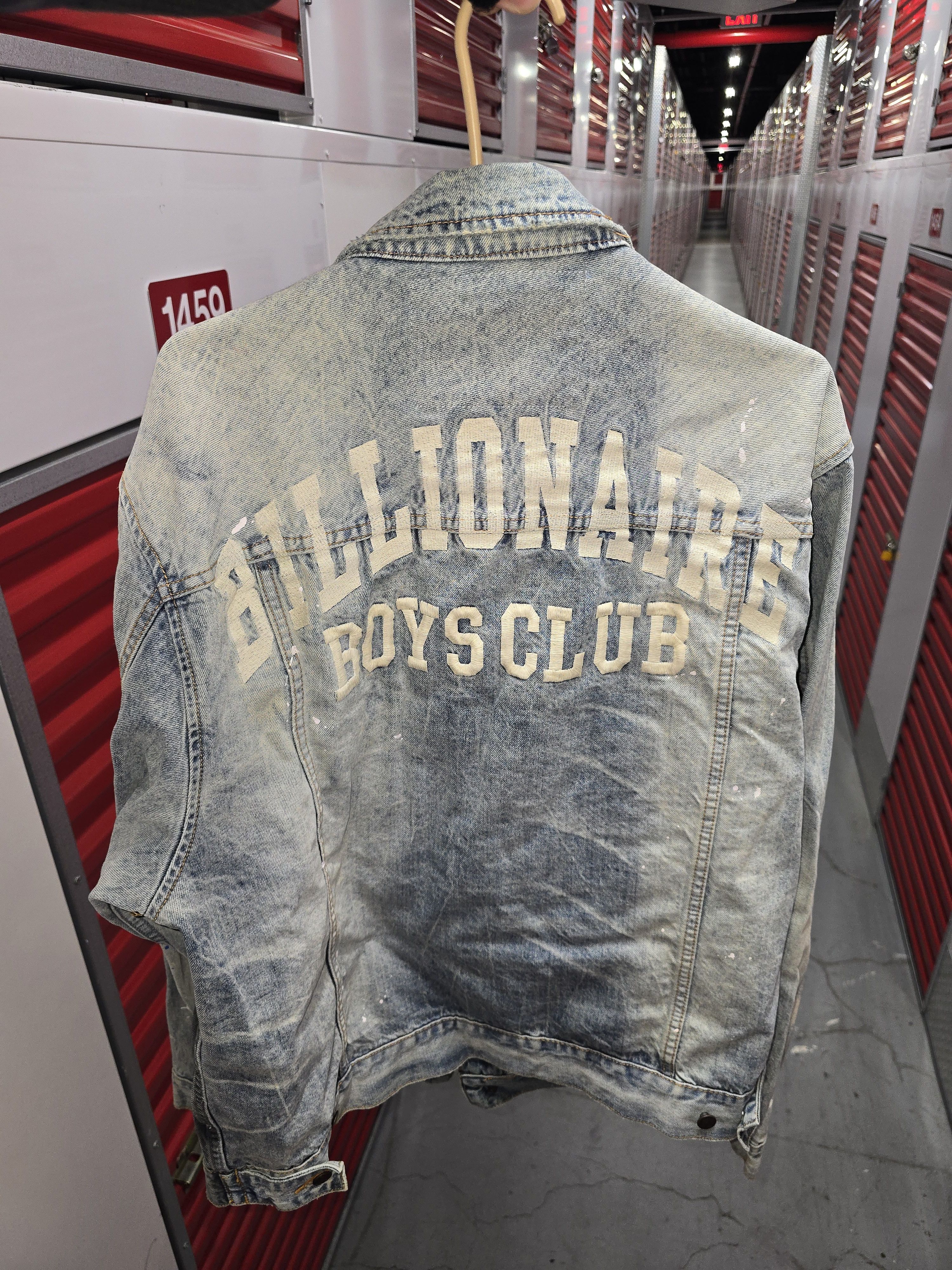 Billionaire Boys Club Distressed & Small Paint speckled Denim Jacket Size US XXL / EU 58 / 5 - 2 Thumbnail