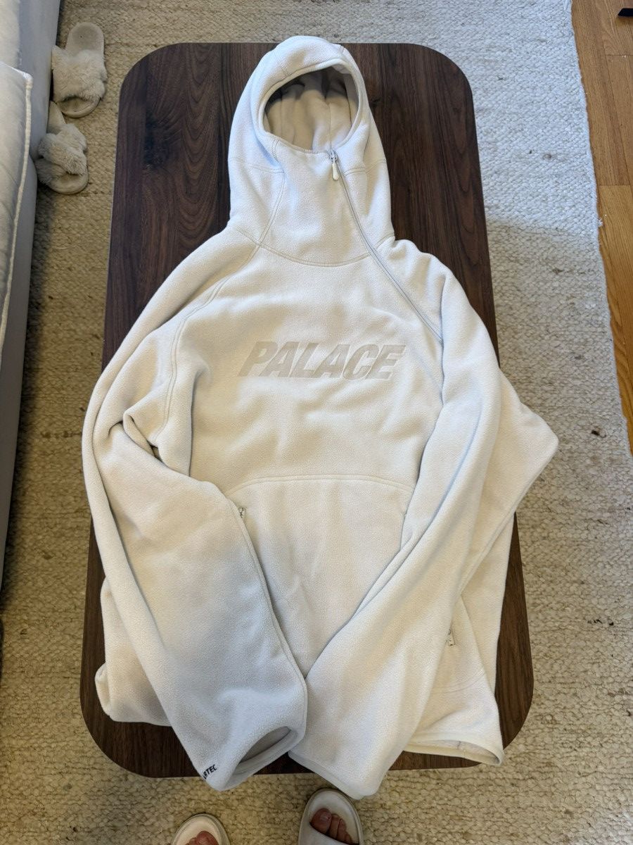 Palace Palace Polartec Grey Laser Hoodie Size US XL / EU 56 / 4 - 1 Thumbnail