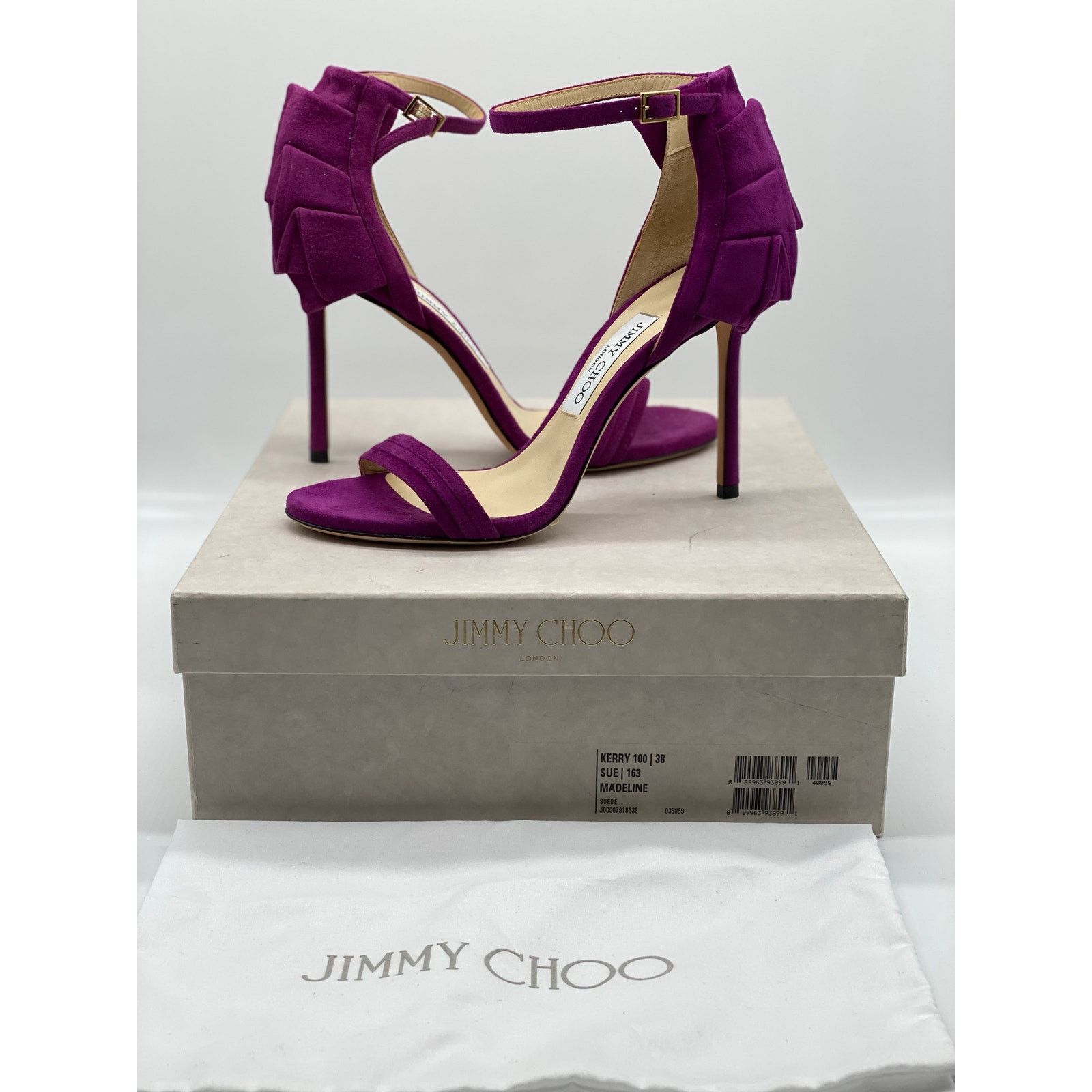 Jimmy Choo Jimmy Choo Kerry 100 Sandals Madeline (Blush Pink) sz. 38 EU Size US 8 / IT 38 - 5 Thumbnail