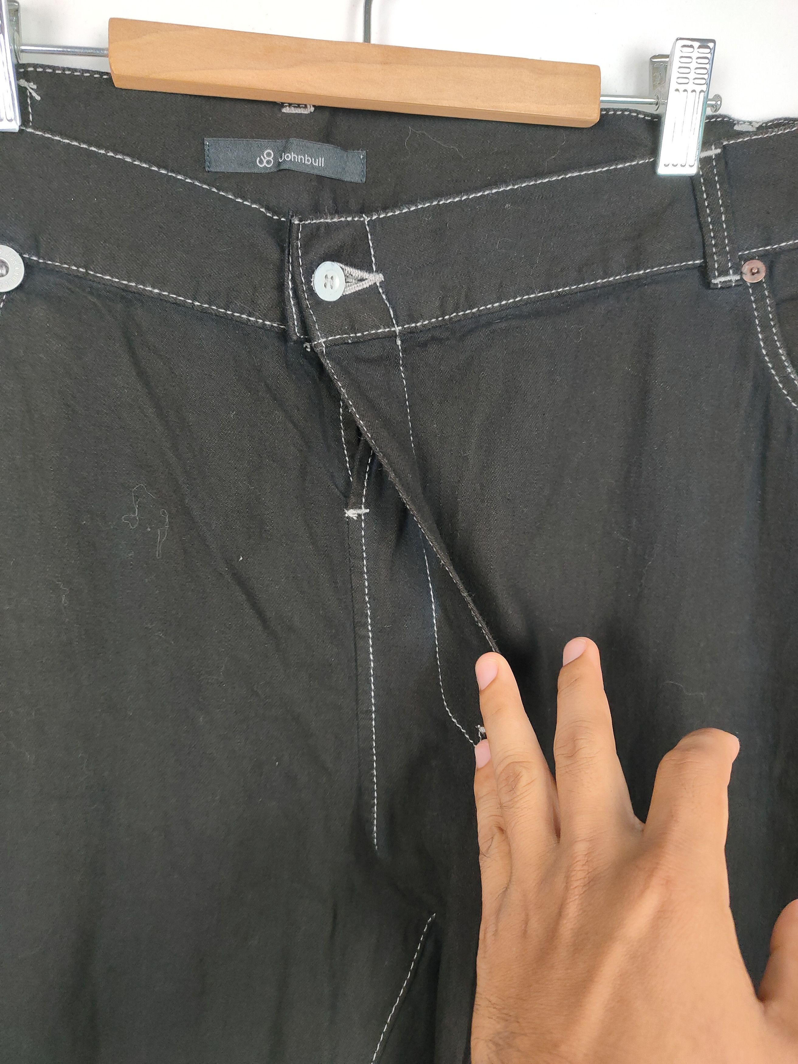 Japanese Brand × Johnbull Johnbull Black Pant Size US 35 - 3 Thumbnail