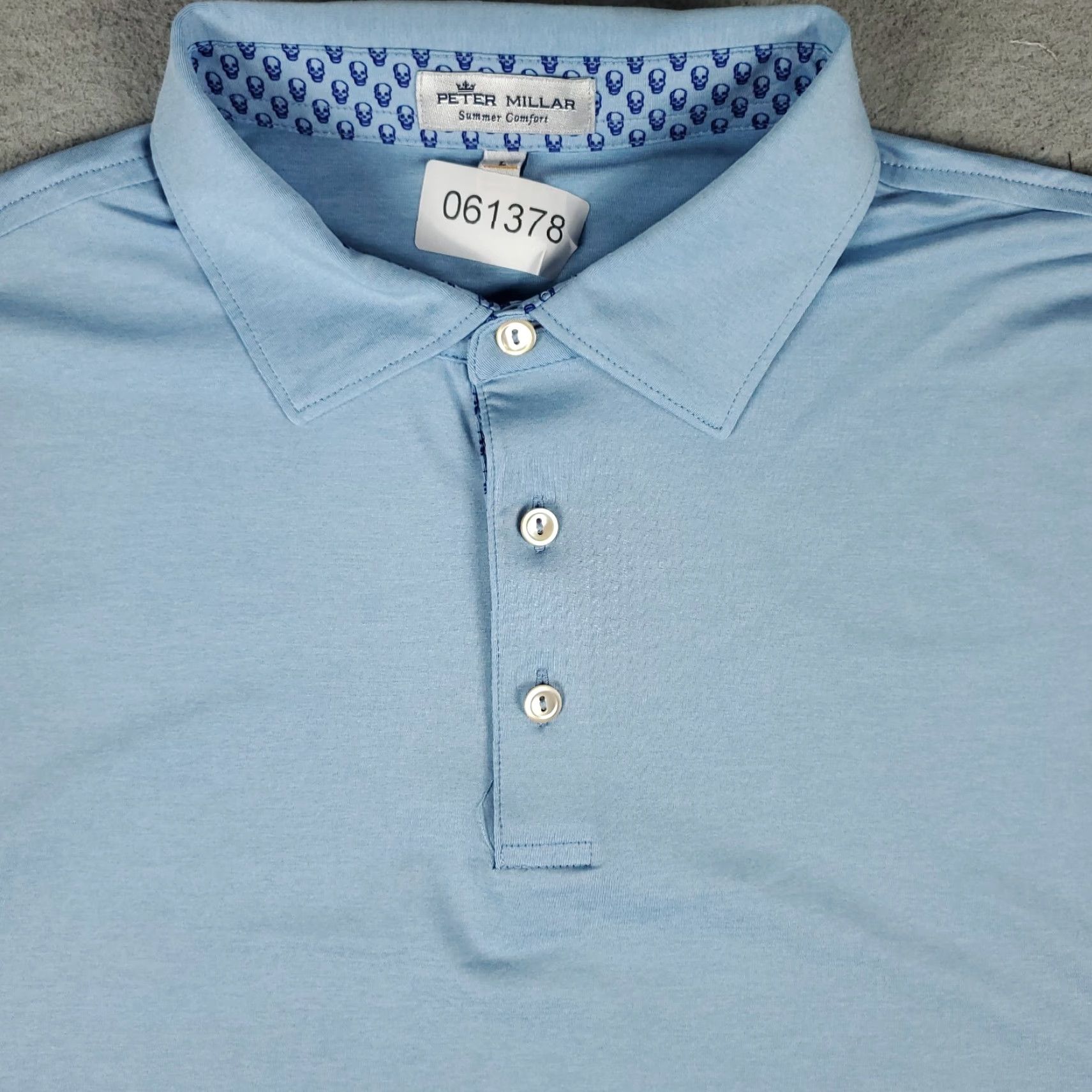 Peter Millar Peter Millar Polo Shirt Mens Large Blue Summer Comfort Golf Short Sleeve Size US L / EU 52-54 / 3 - 2 Thumbnail