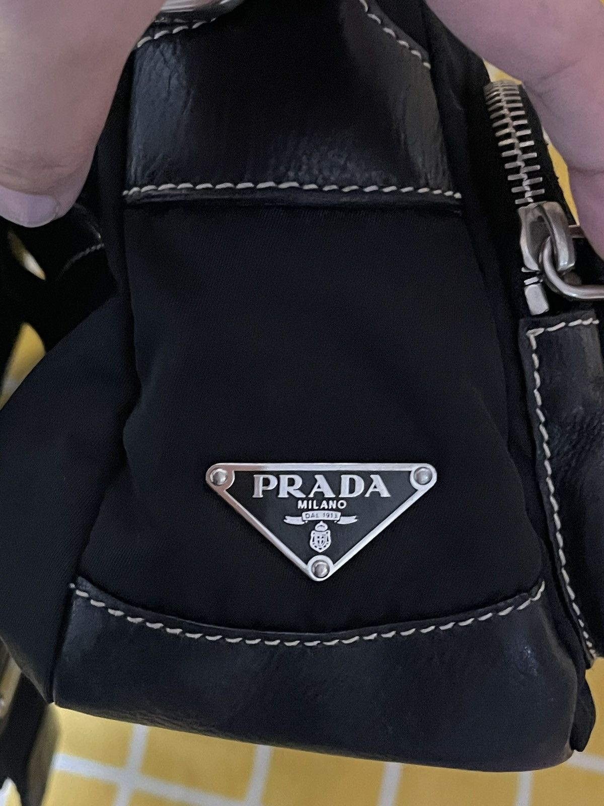 Prada Prada Tessuto Nylon Buckle Baguette Size ONE SIZE - 7 Thumbnail