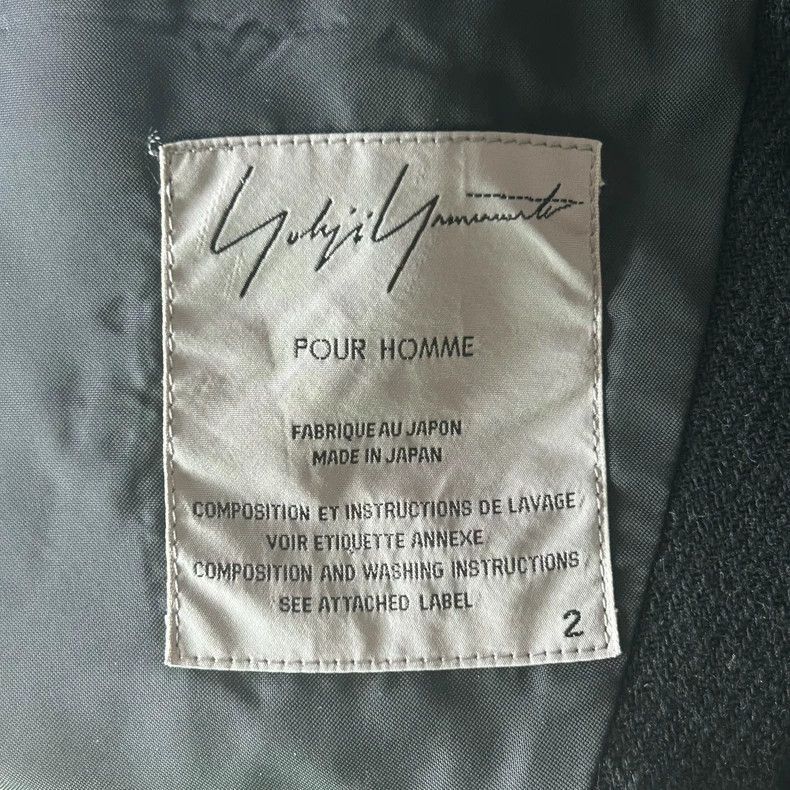 Yohji Yamamoto Yohji Yamamoto Yohji Yamamoto Black Suit with Leather Deta Size US S / EU 44-46 / 1 - 5 Thumbnail