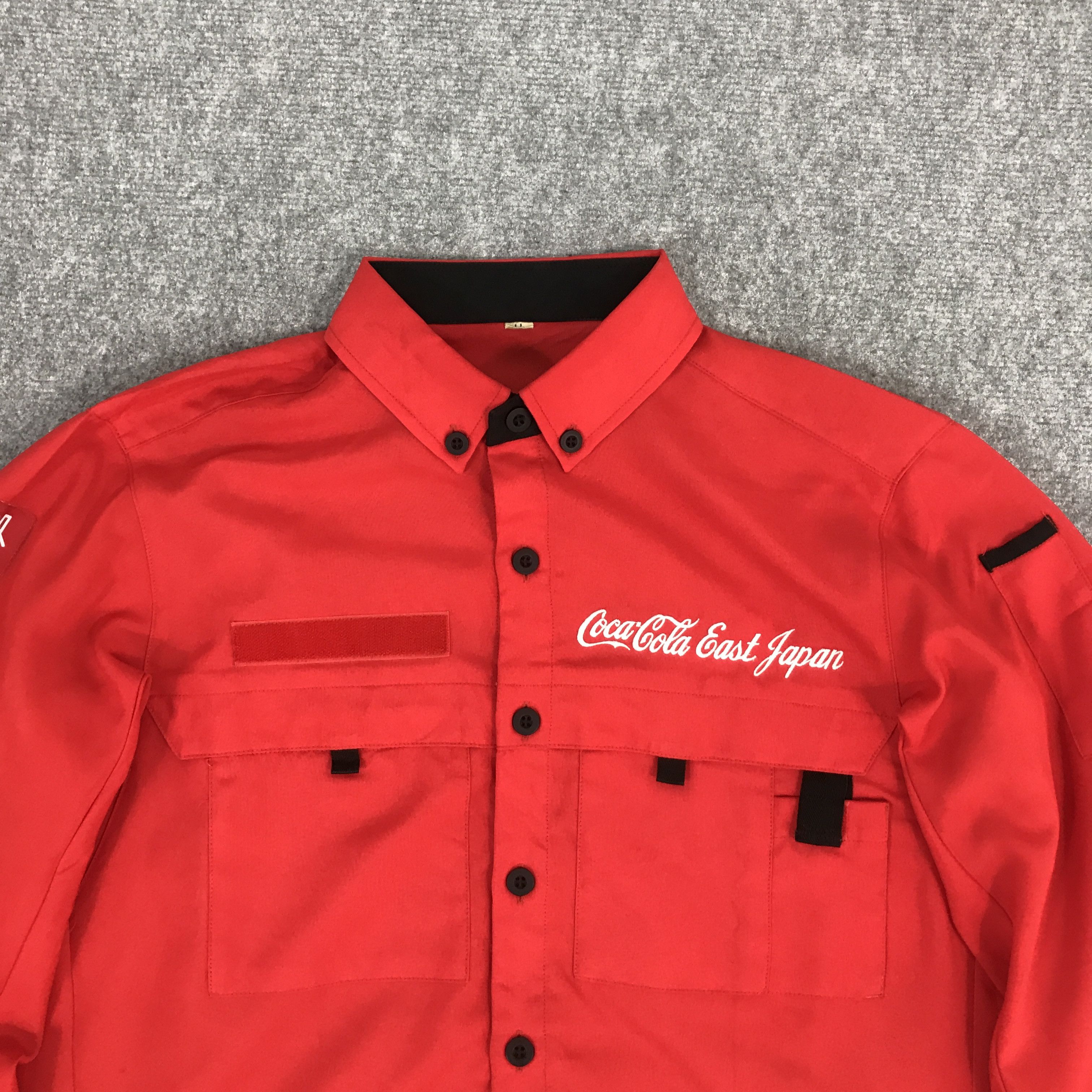 Coca Cola × Japanese Brand VTG 90s COCA-COLA EAST JAPAN BUTTON UP SHIRT LONG SLEEVE Size US L / EU 52-54 / 3 - 3 Thumbnail