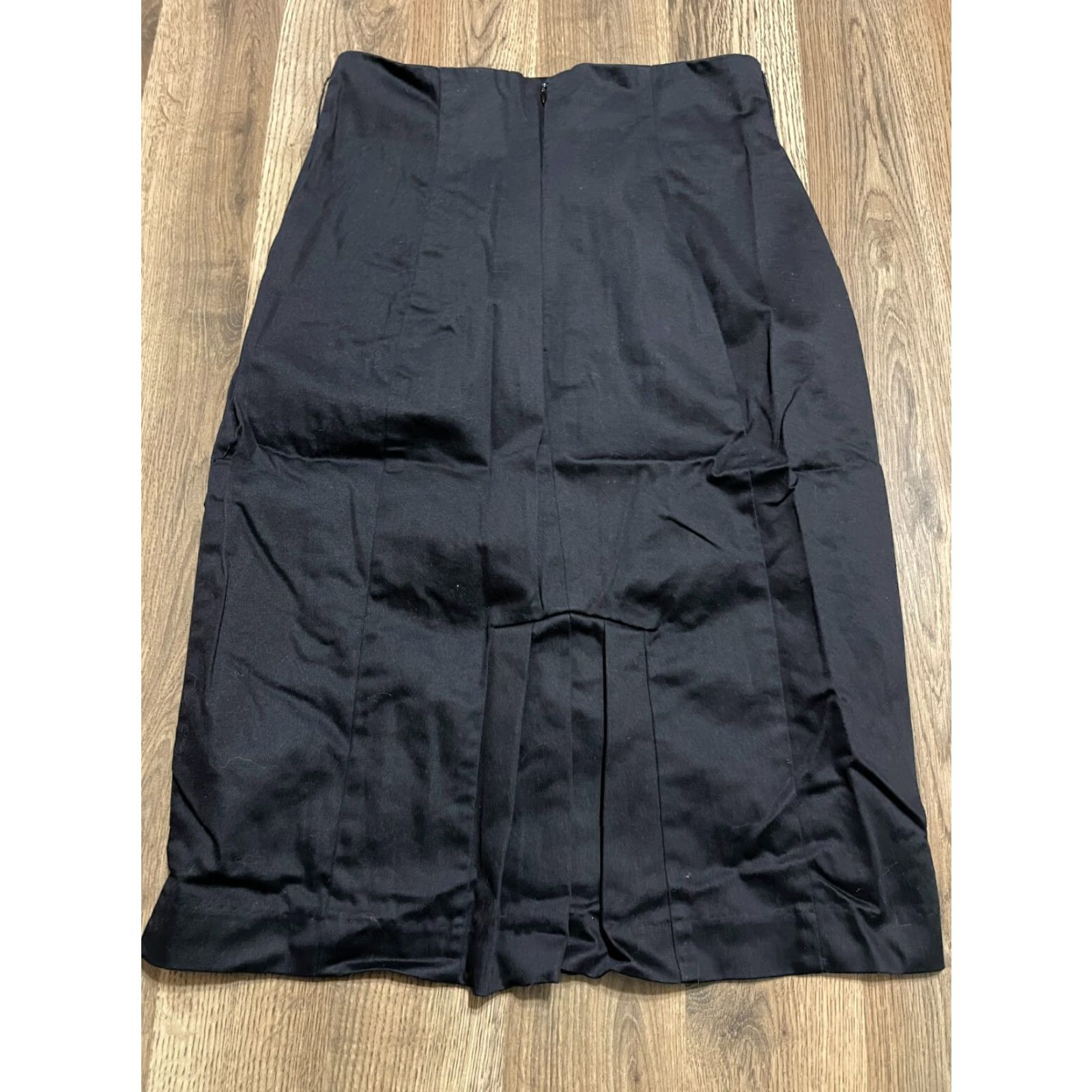 Worthington Worthington Skirt, Women's Size 4 Petite, Black, Zip on Back, Short, Pencil, Solid, Casual, 4P, Petites, Women, Skirt, Fall Spring Summer, Womens, - Size 27" / US 4 / IT 40 - 2 Thumbnail