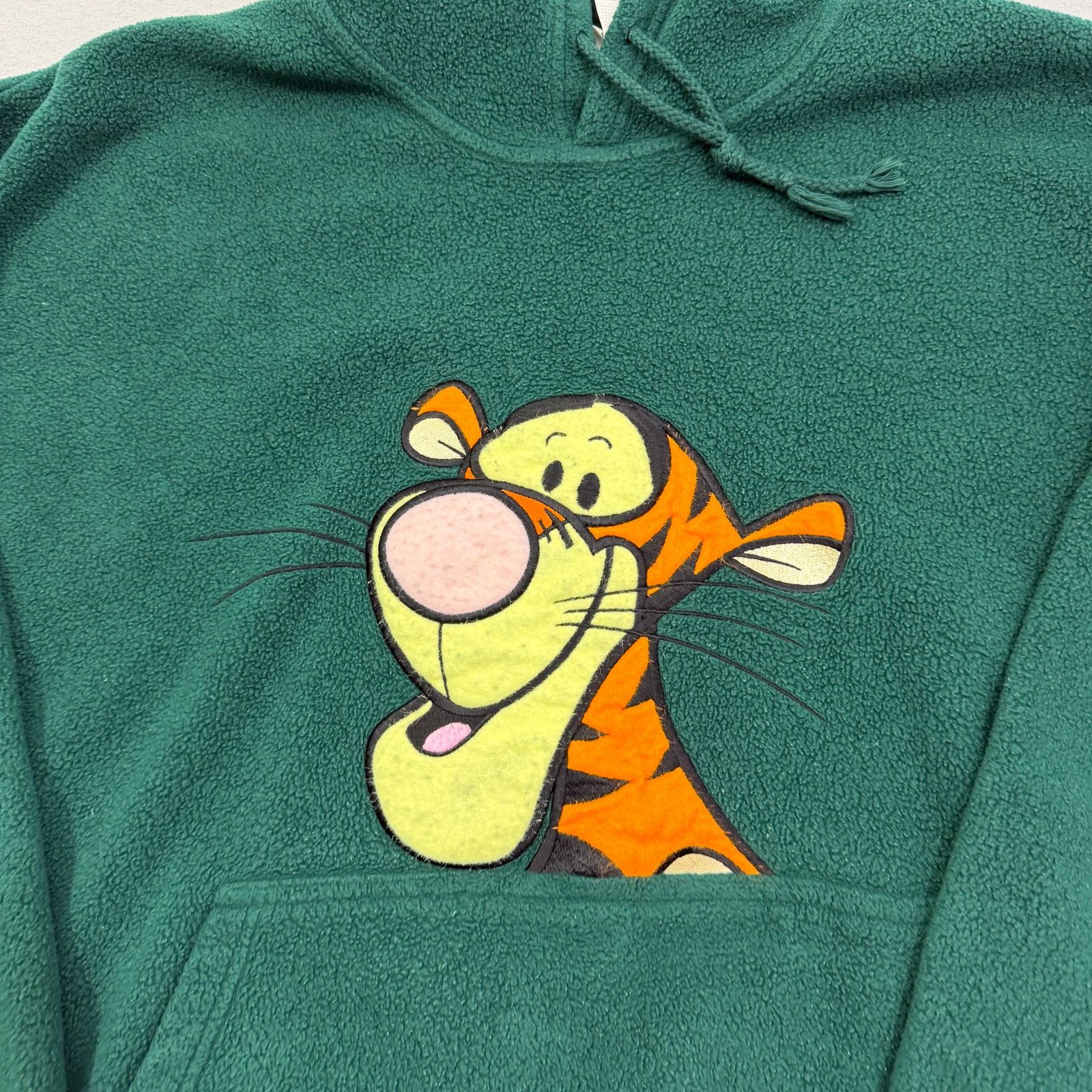 Vintage Vintage Disney Tigger Hoodie XL Green Pullover Fleece 90s Size US XL / EU 56 / 4 - 3 Thumbnail