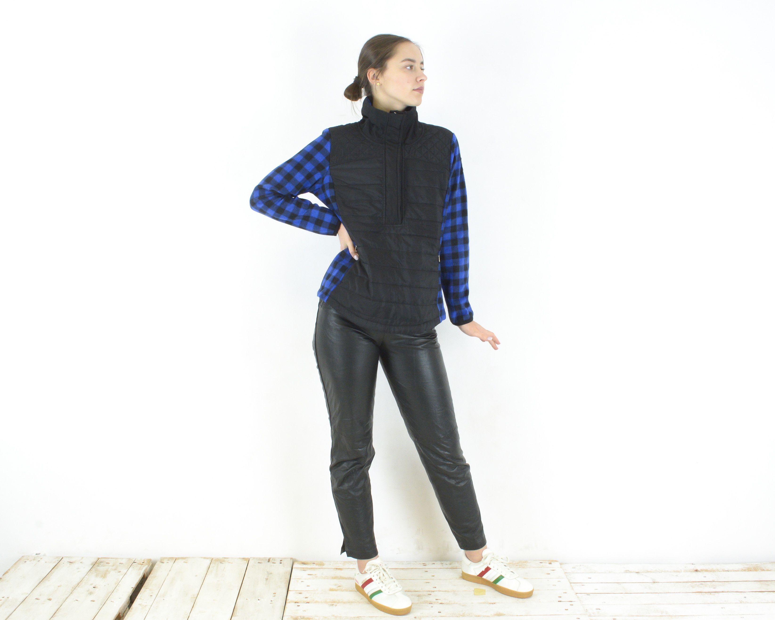 Lauren Ralph Lauren × Ralph Lauren Sport × Vintage Petite L Fleece Jacket Jumper Pullover Body Warmer Waistcoat Size L / US 10 / IT 46 - 3 Thumbnail