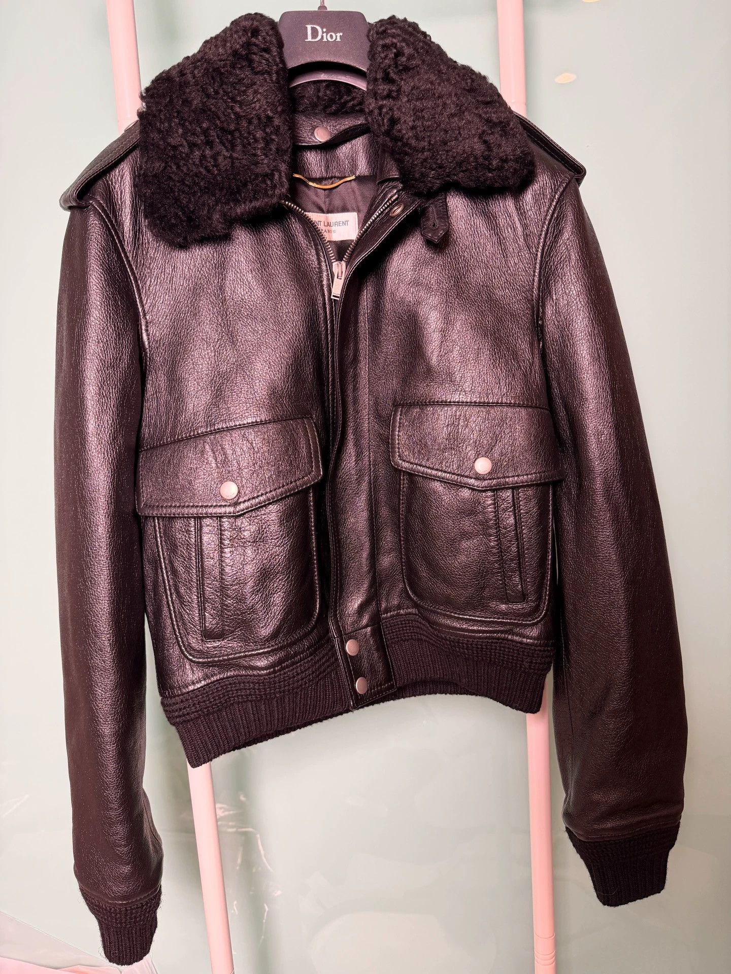 Saint Laurent Paris For Sale: YSL Saint Laurent Bomber Jacket Size S / US 4 / IT 40 - 1 Thumbnail