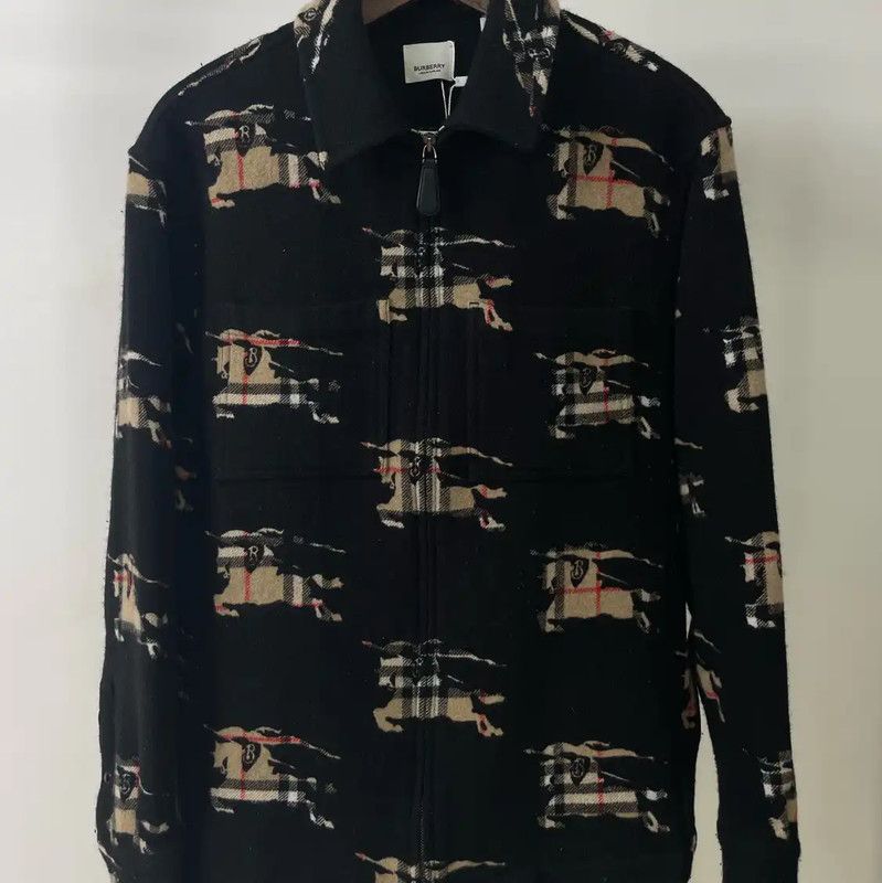 Burberry Burberry Black Wool Men’s Outerwear Jacket Size US S / EU 44-46 / 1 - 1 Thumbnail