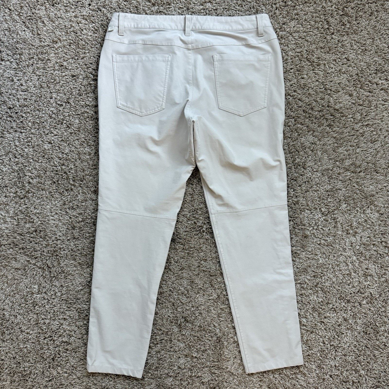Lululemon LuluLemon 5 Pocket ABC Pants Athletic Cream Off White 34 Size US 34 / EU 50 - 2 Thumbnail