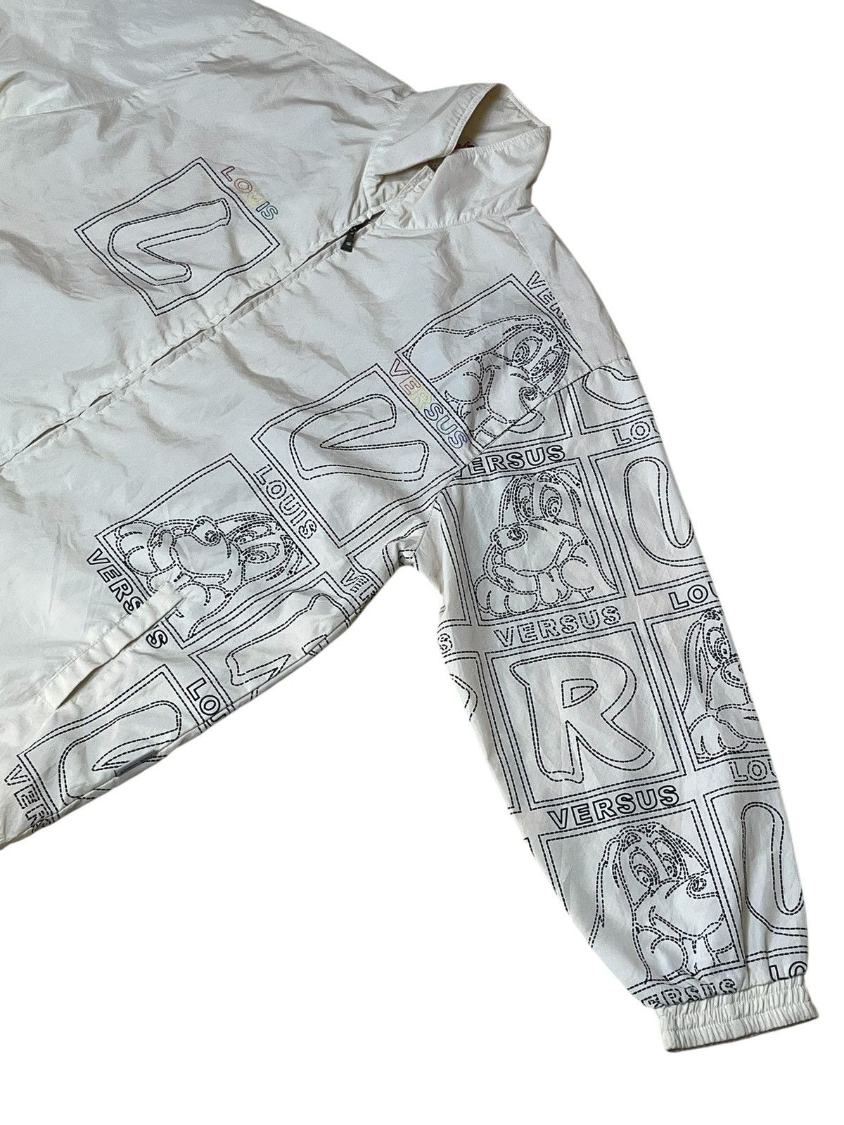 Japanese Brand GRAIL🔥VINTAGE LOUIS VERSUS LIGHT JACKET Size US XXL / EU 58 / 5 - 5 Thumbnail