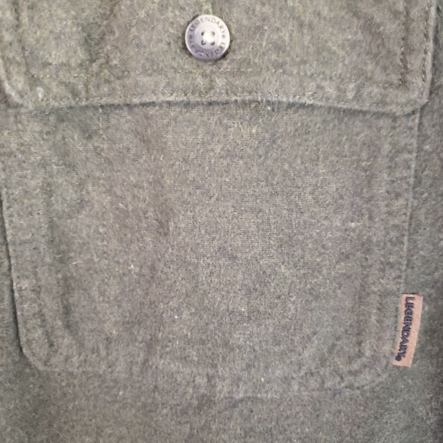 Vintage VINTAGE Buck Camp Chamois Button-Up Army Green Shirt Mens M Legendary Whitetails Buck Camp Flannels Button-Up Shirt M Green Mens Size US M / EU 48-50 / 2 - 4 Thumbnail