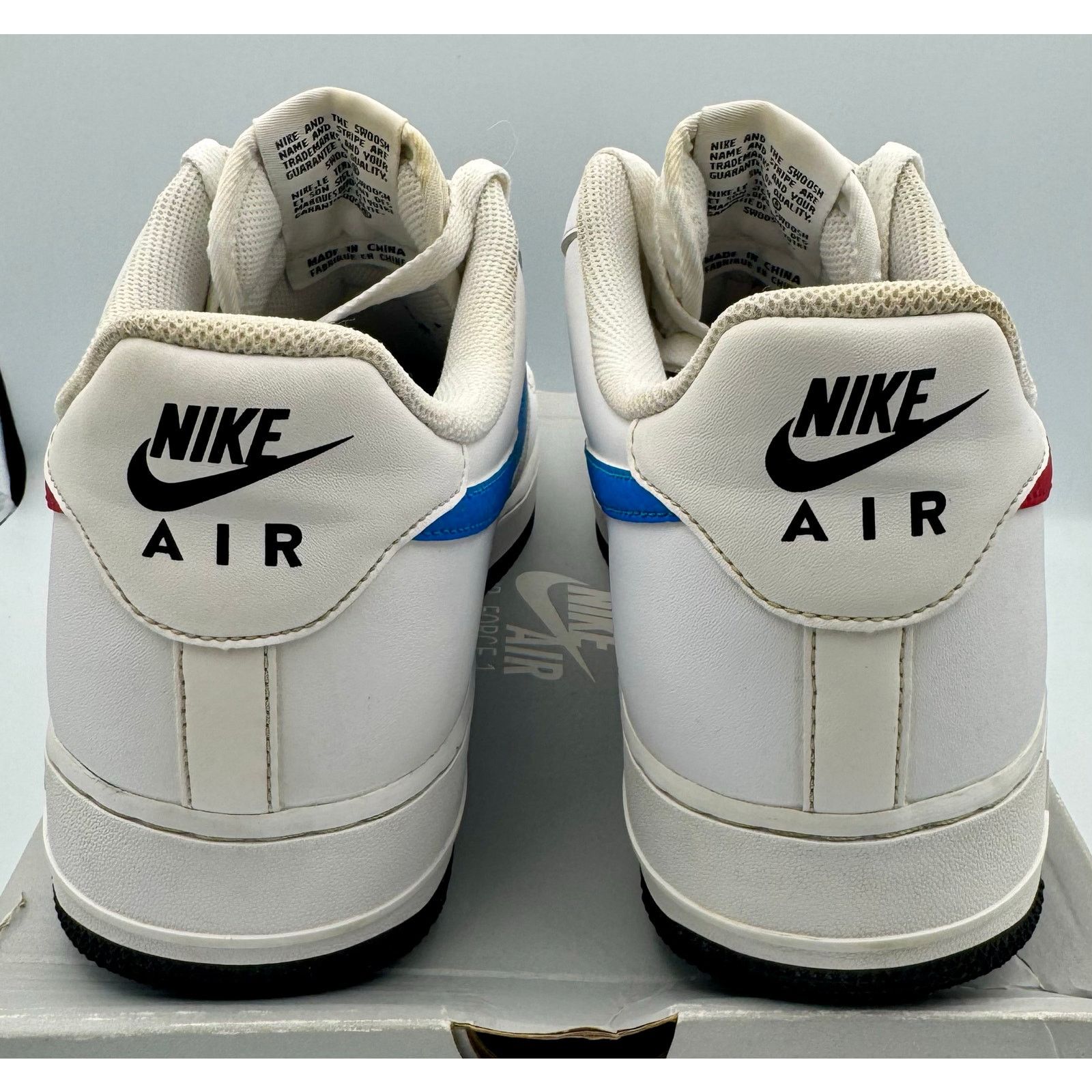Nike Nike Air Force 1 Low White Red Blue Men's CT2816-100 - US12 Size US 12 / EU 45 - 4 Thumbnail