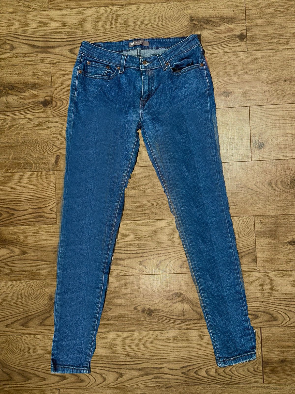 Levi's Blue Leggings-Style Jeans 👖 Size 26" / US 2 / IT 38 - 4 Thumbnail
