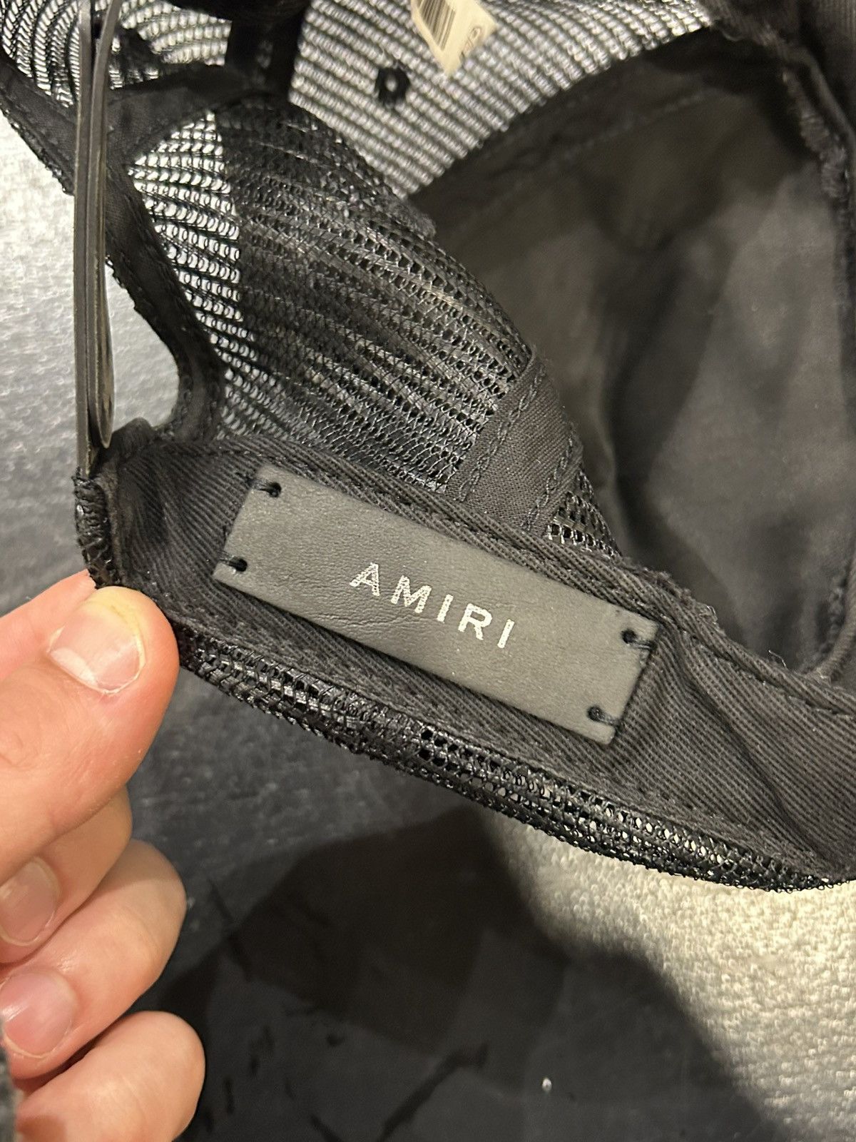 Amiri Amiri Three Star Leather Patch Hat Size ONE SIZE - 6 Thumbnail