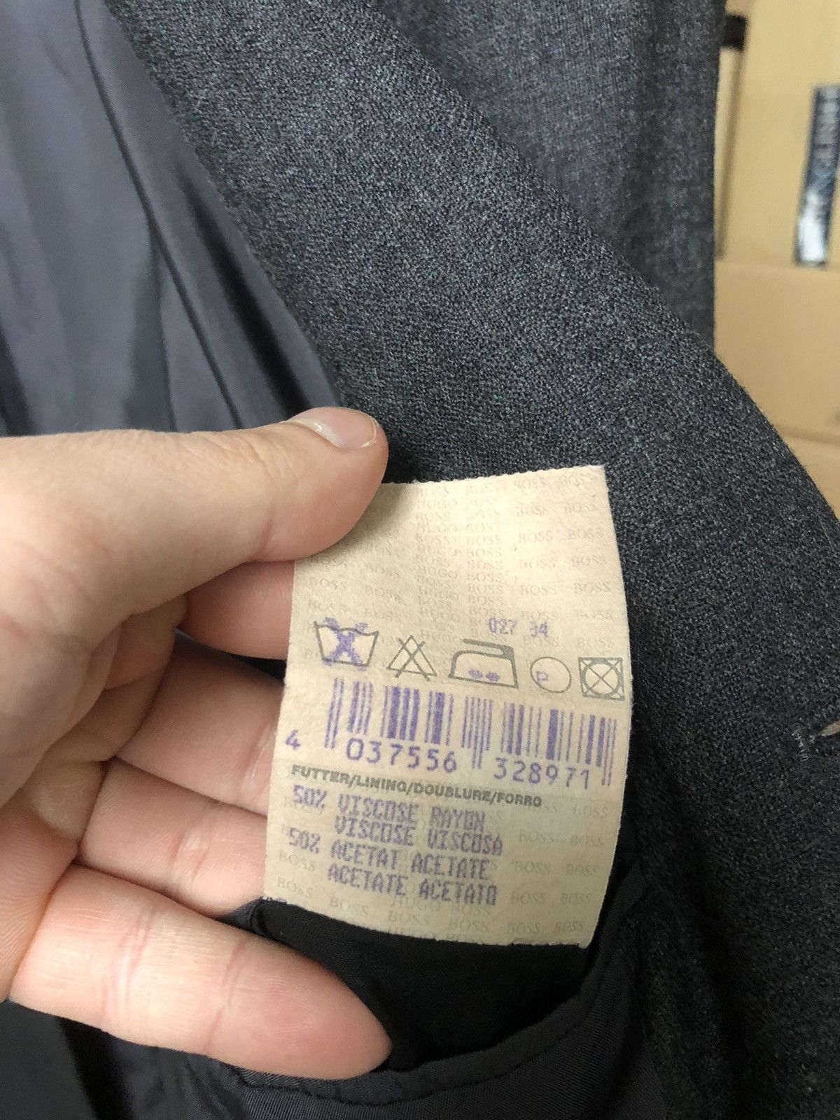 Hugo Boss Vintage Hugo Boss Loro Piana Wool Blazer Size 50R - 8 Thumbnail