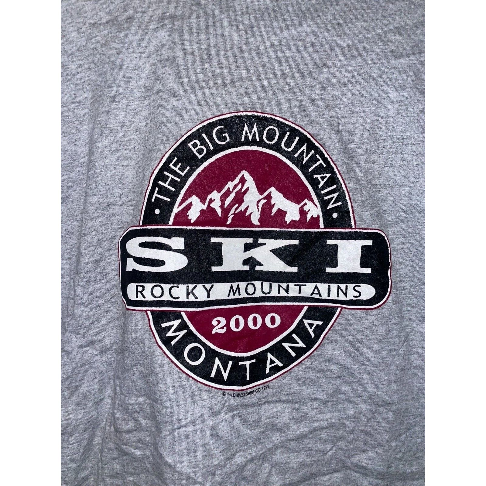 Jerzees Vintage Ski Rocky Mountains Shirt The Big Mountain MT Tee L Size US L / EU 52-54 / 3 - 5 Thumbnail