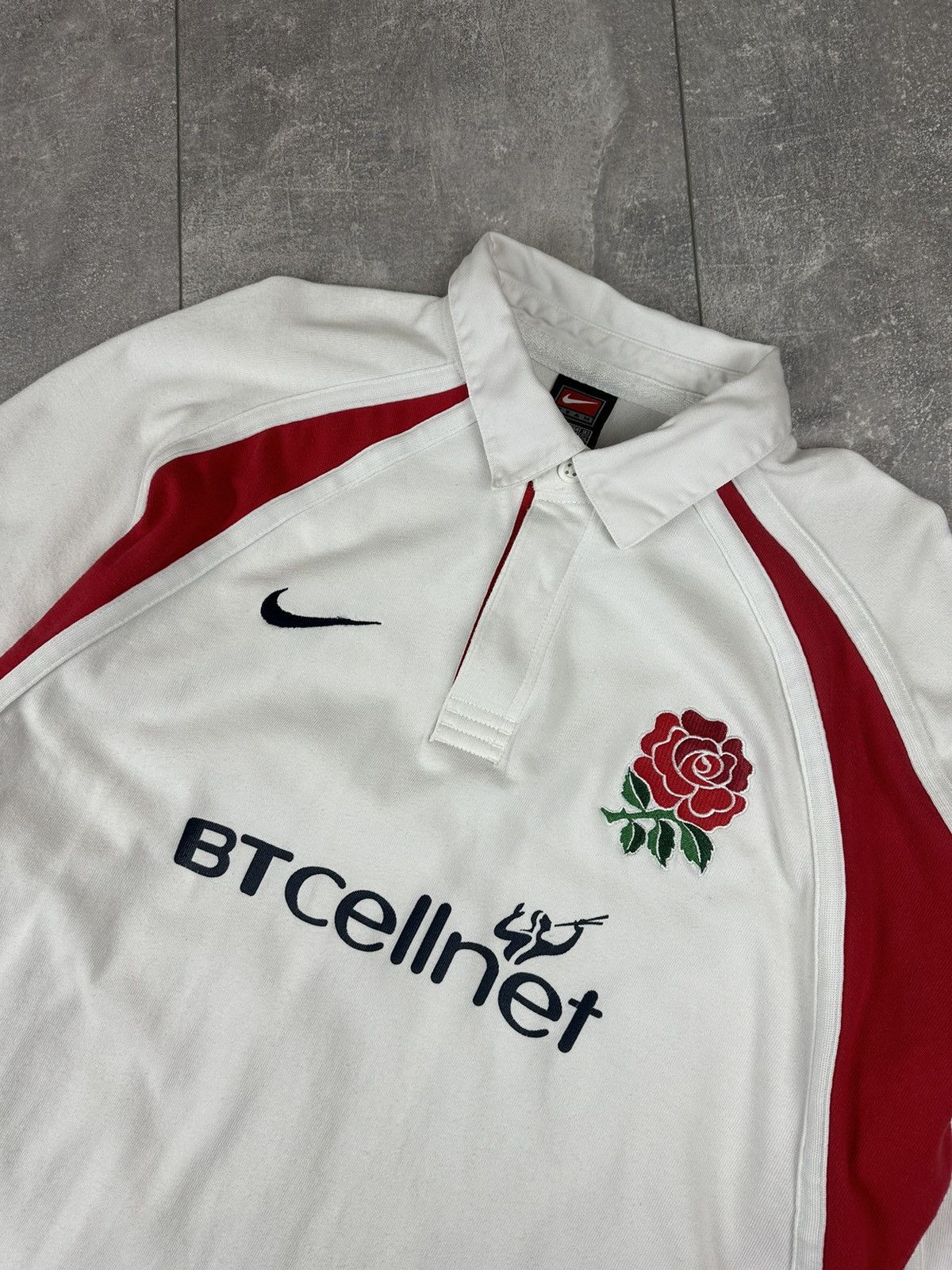 Nike Nike England Rugby Long Sleeve Vintage 1999/2001 Jersey Size US L / EU 52-54 / 3 - 3 Thumbnail