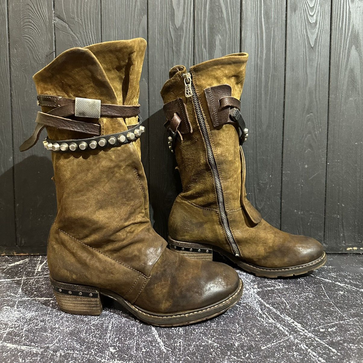 A.S.98 A.S 98 Airsteps wmns Leather Boots Size 37 Rick Owens Style Size US 7 / IT 37 - 2 Thumbnail