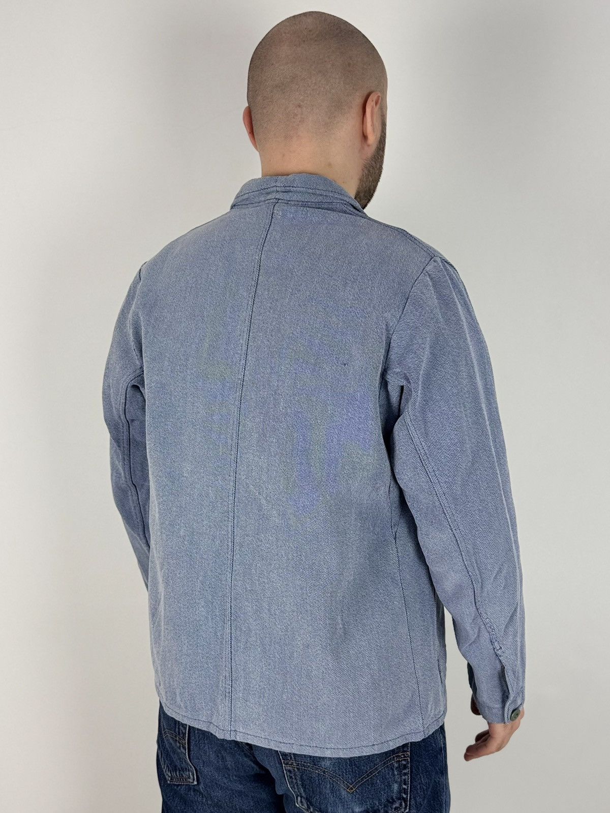 Vintage 70-80’s Vintage Distressed Workers Cotton Chore Jacket Size US S / EU 44-46 / 1 - 3 Thumbnail
