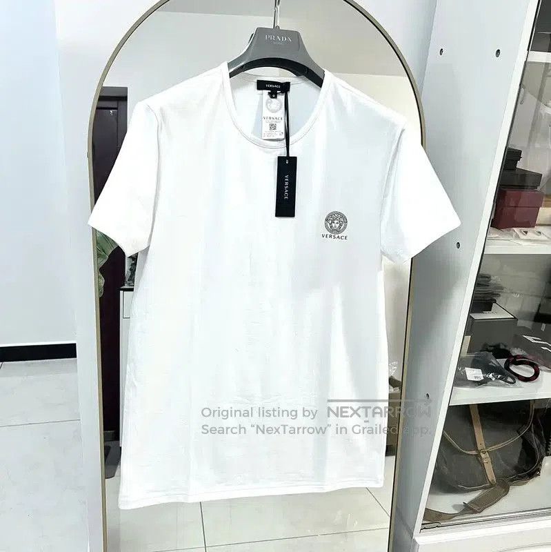 Versace Versace Men's Cotton Summer T-Shirt . Size US S / EU 44-46 / 1 - 1 Thumbnail
