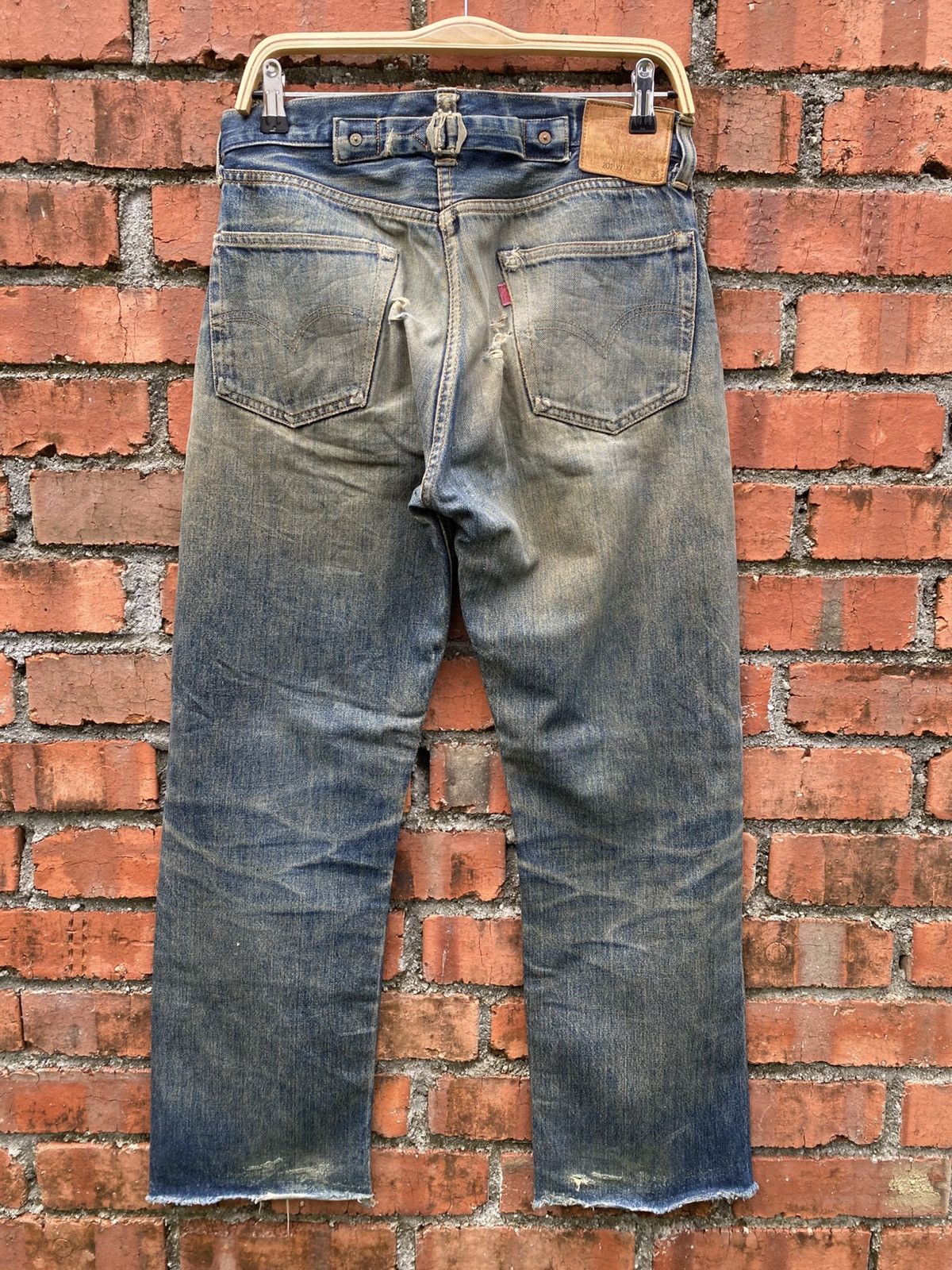 Levi's Vintage Clothing W31x28 Vintage levi's 201xx distressed redline big E Size US 31 - 2 Thumbnail