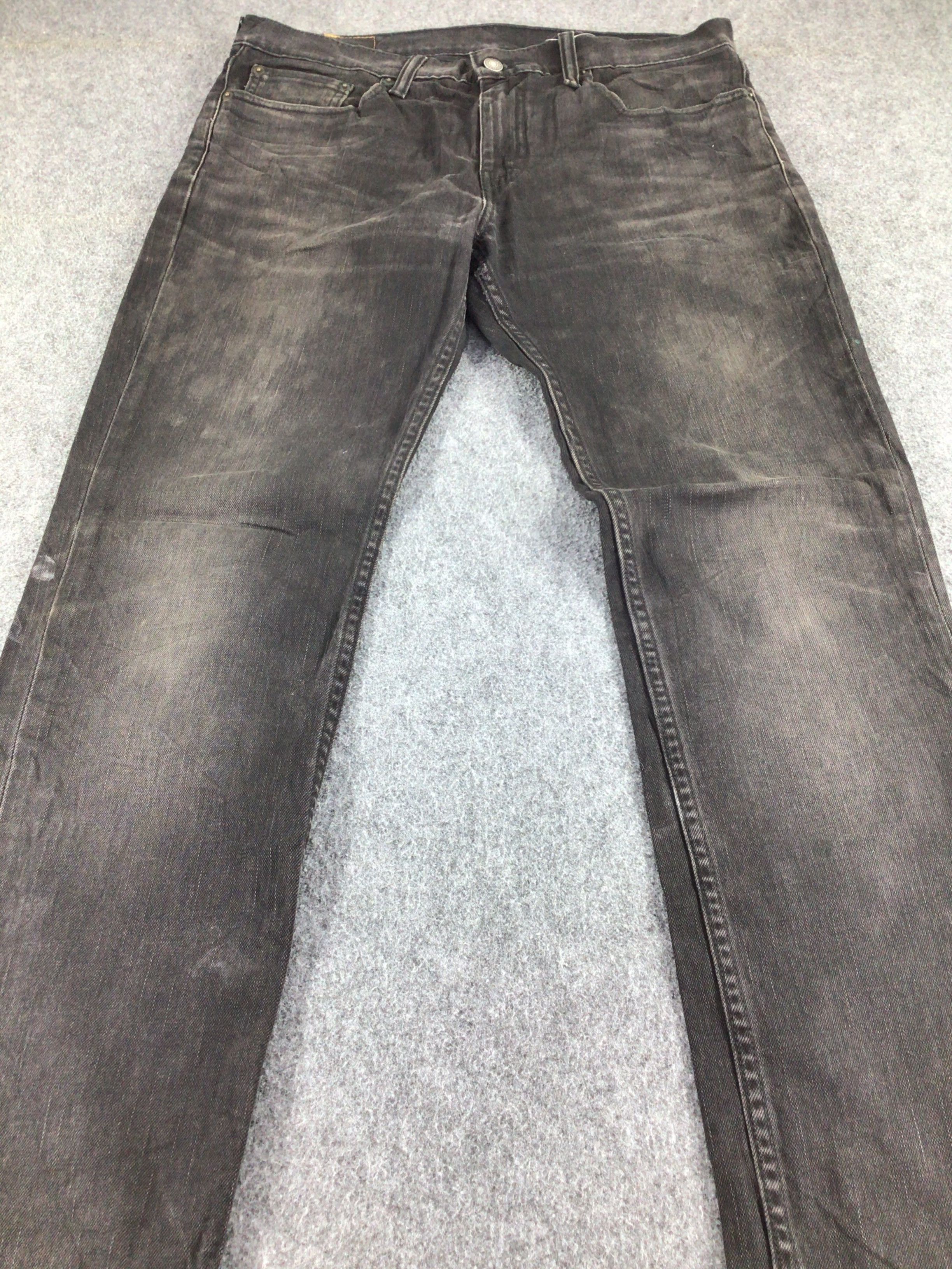 Levi's Vintage Levis 511 Jeans Faded Black Denim -J463 Size US 35 - 3 Thumbnail