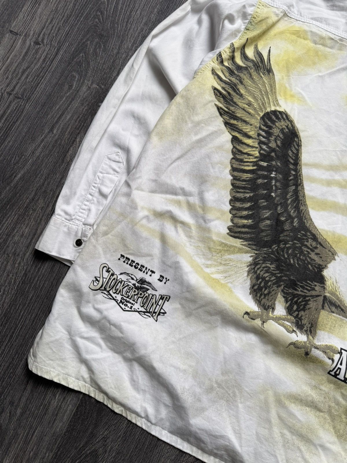 Vintage 90s Vintage Crazy Stockerpoint American Eagle Shirt Size US M / EU 48-50 / 2 - 7 Thumbnail